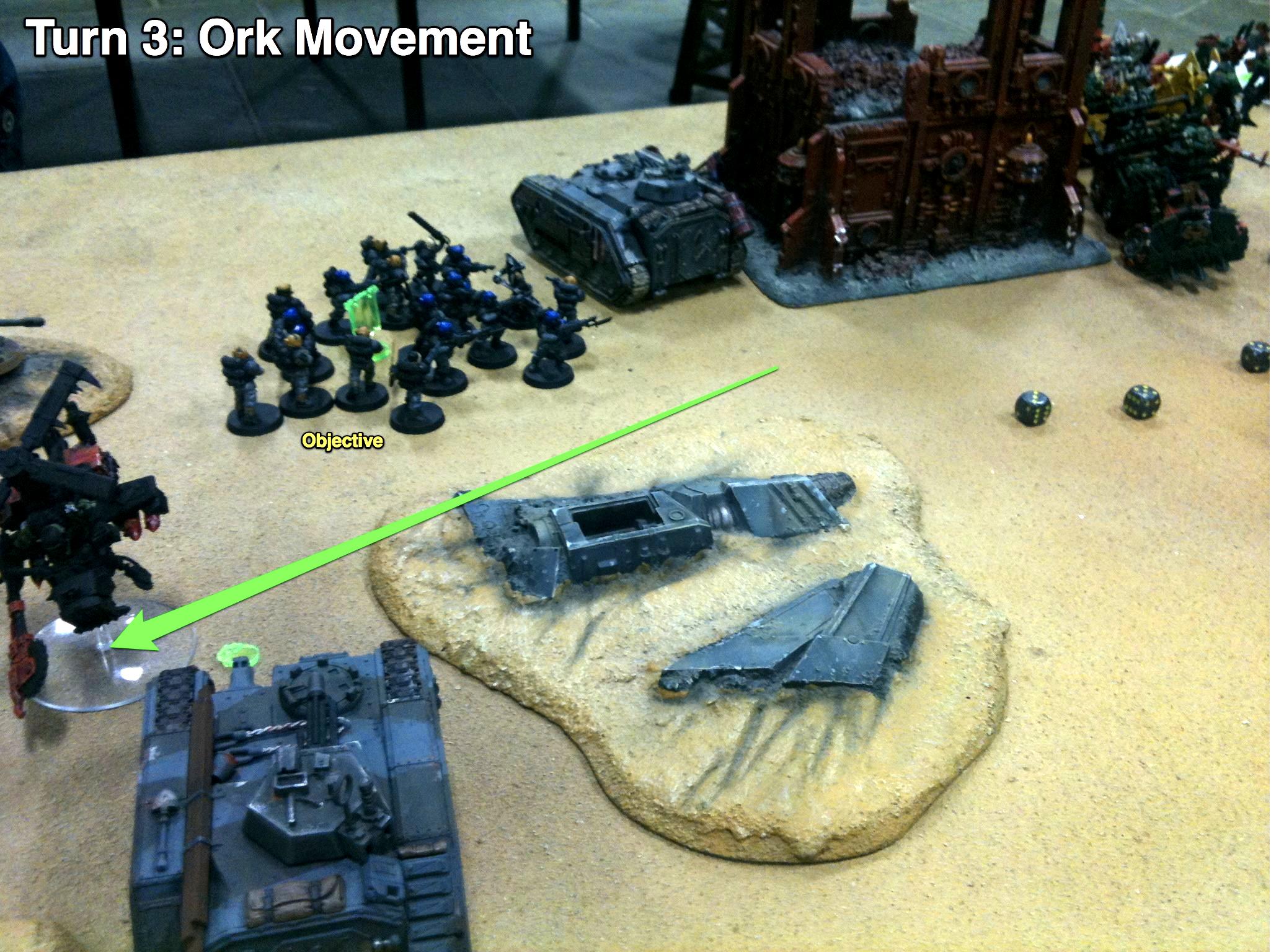 Battle Report, Da Ork Angelz, Imperial Guard, Malfian Ivth, Orks