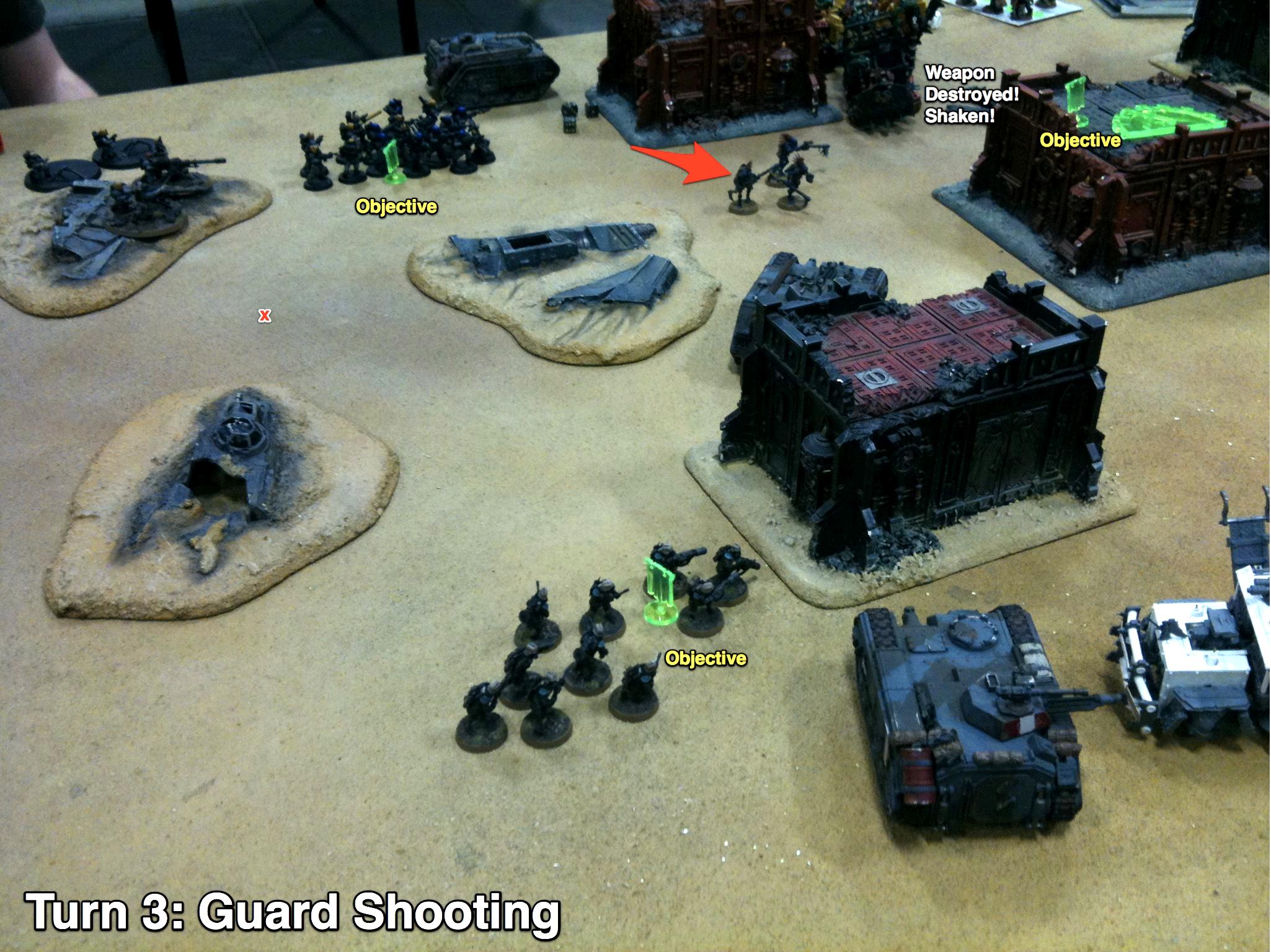 Battle Report, Da Ork Angelz, Imperial Guard, Malfian Ivth, Orks
