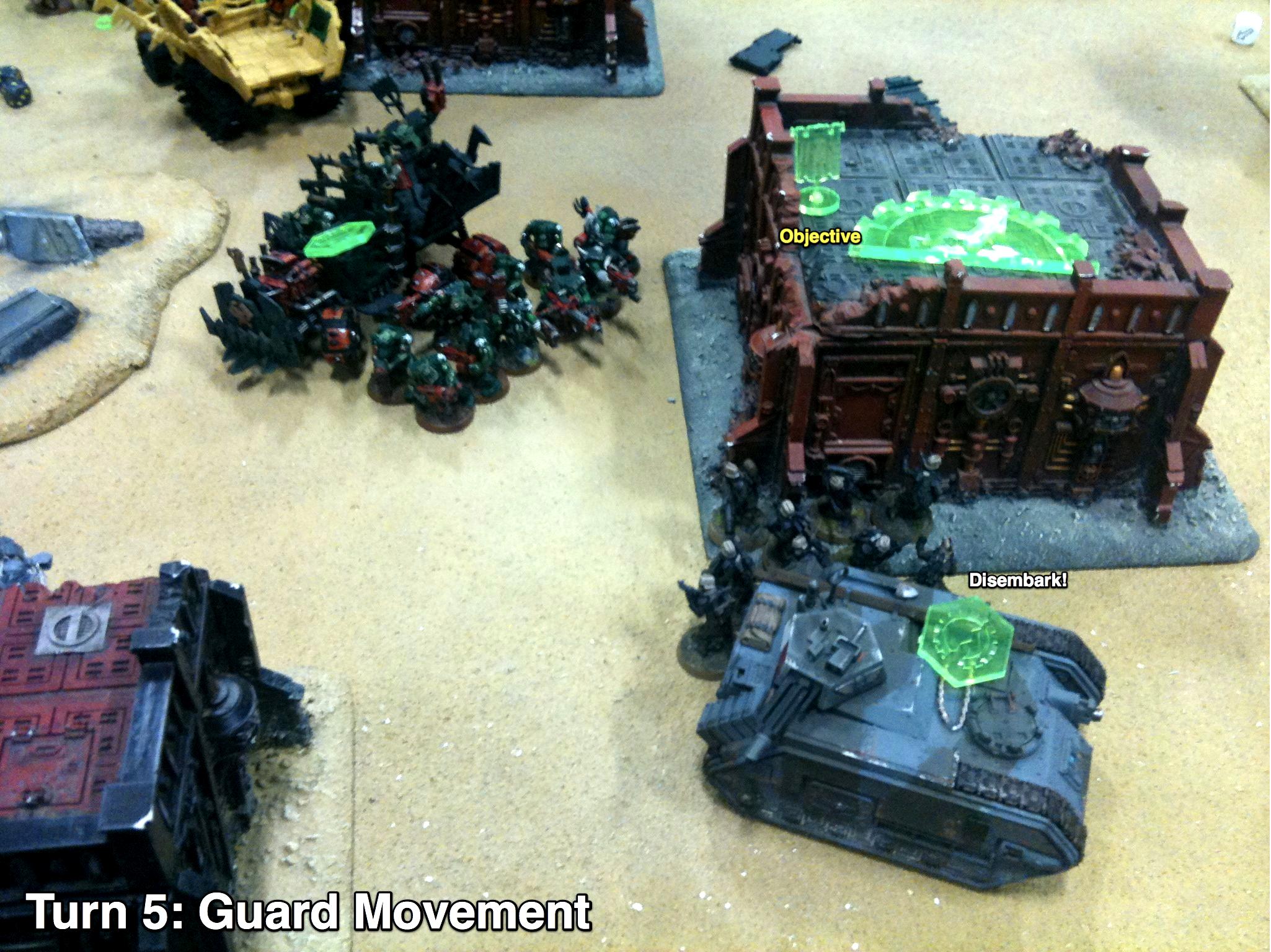 Battle Report, Da Ork Angelz, Imperial Guard, Malfian Ivth, Orks