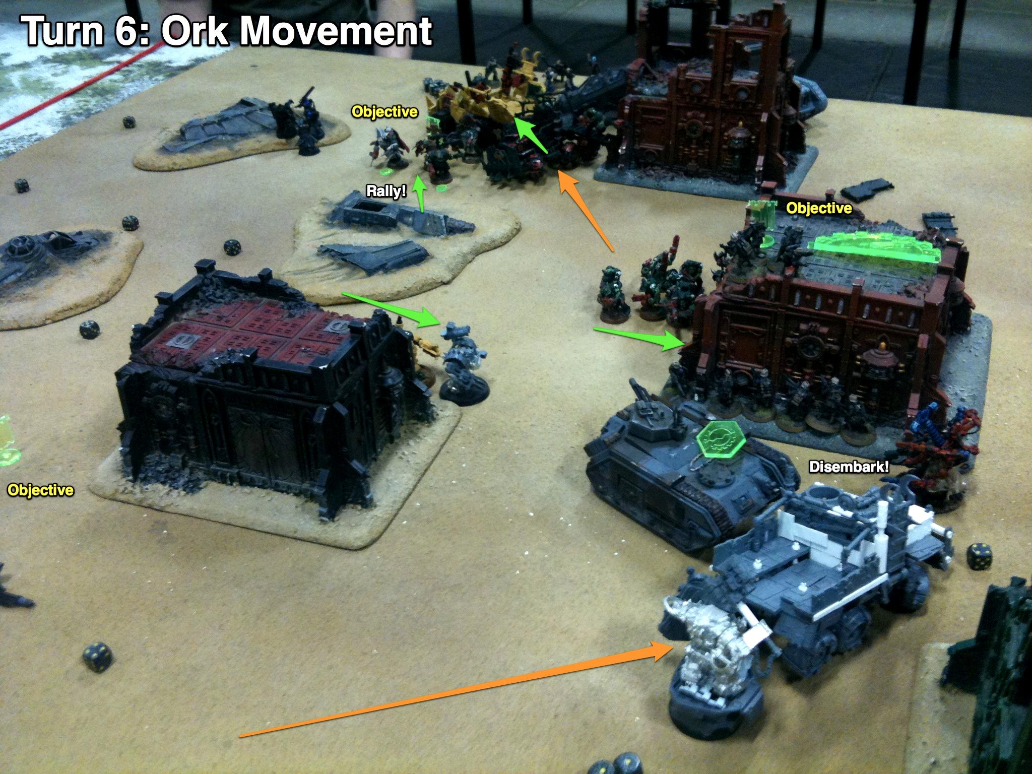 Battle Report, Da Ork Angelz, Imperial Guard, Malfian Ivth, Orks