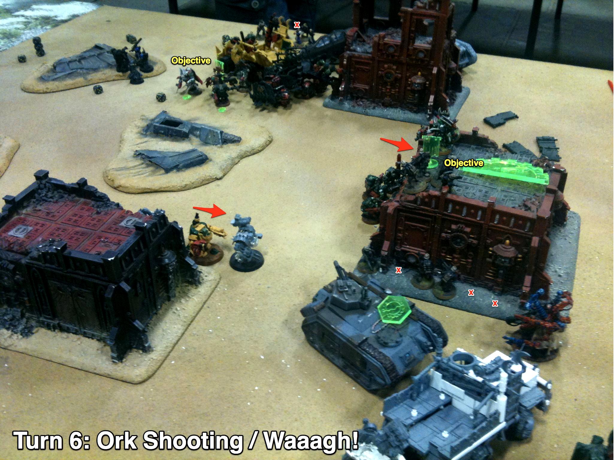 Battle Report, Da Ork Angelz, Imperial Guard, Malfian Ivth, Orks