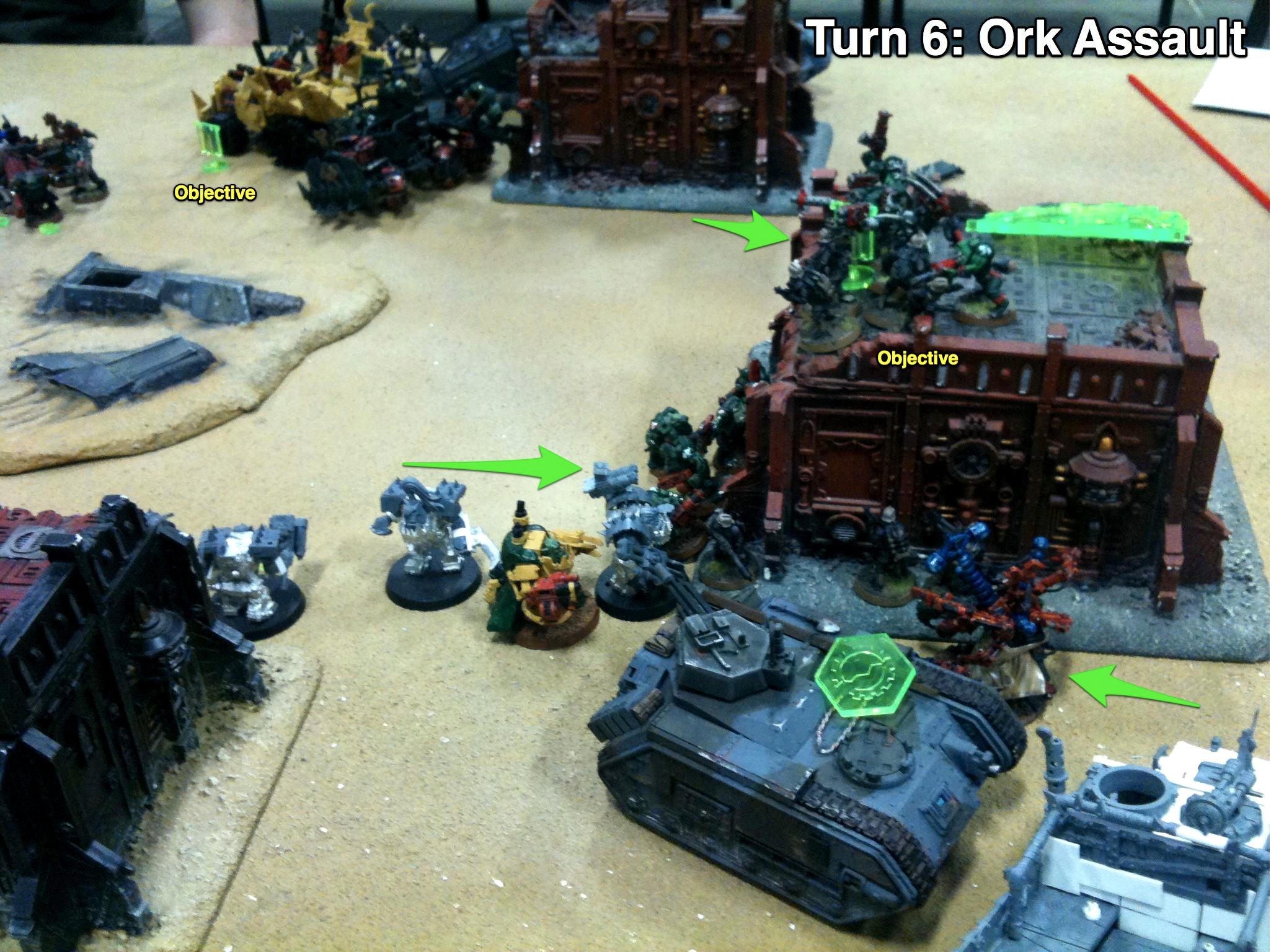 Battle Report, Da Ork Angelz, Imperial Guard, Malfian Ivth, Orks