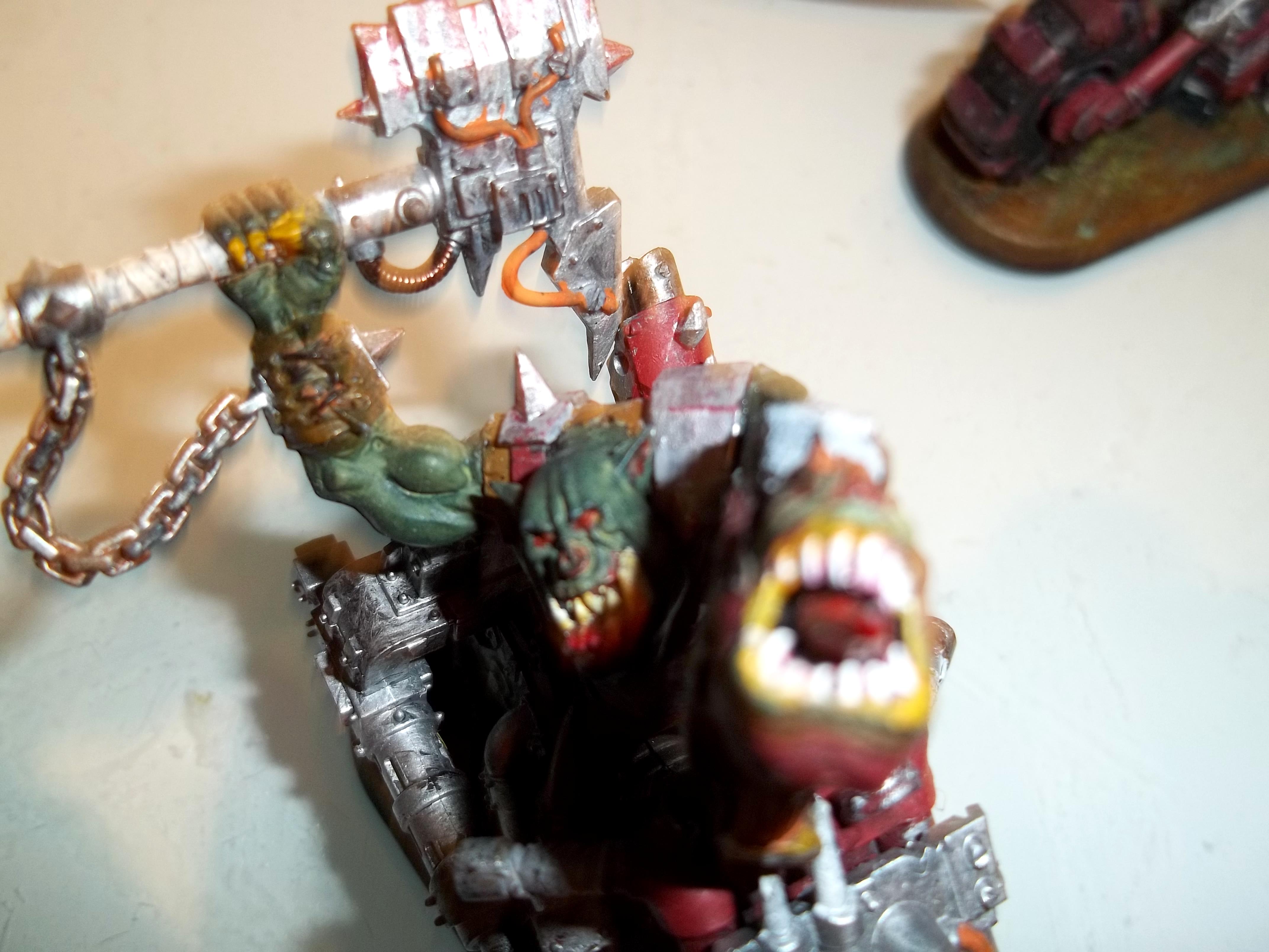 Bike, Modeling, Nobbikers, Orks, Painting, Redpaint, Warbikers, Warboss, Warhammer 40,000
