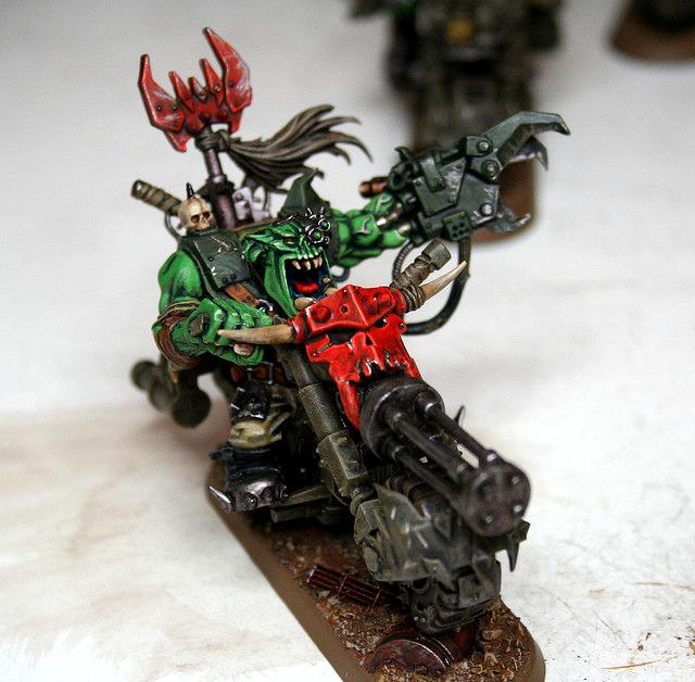 Bike, Orks, Warboss, Warboss on Bike