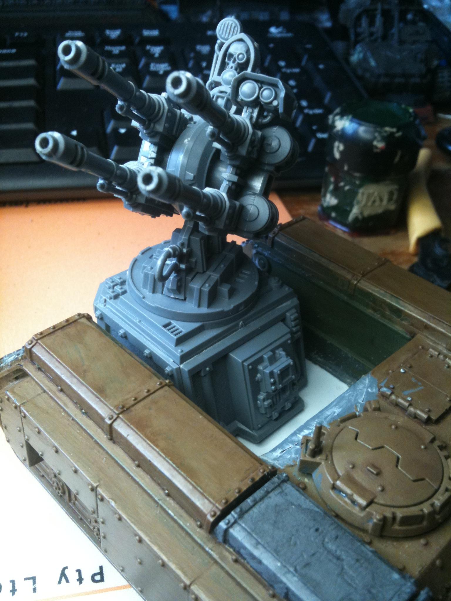 Chimera, Conversion, Headquarters, Hydra Flak, Imperial Guard, Tank, Vostroya, Vostroyan, Warhammer 40,000