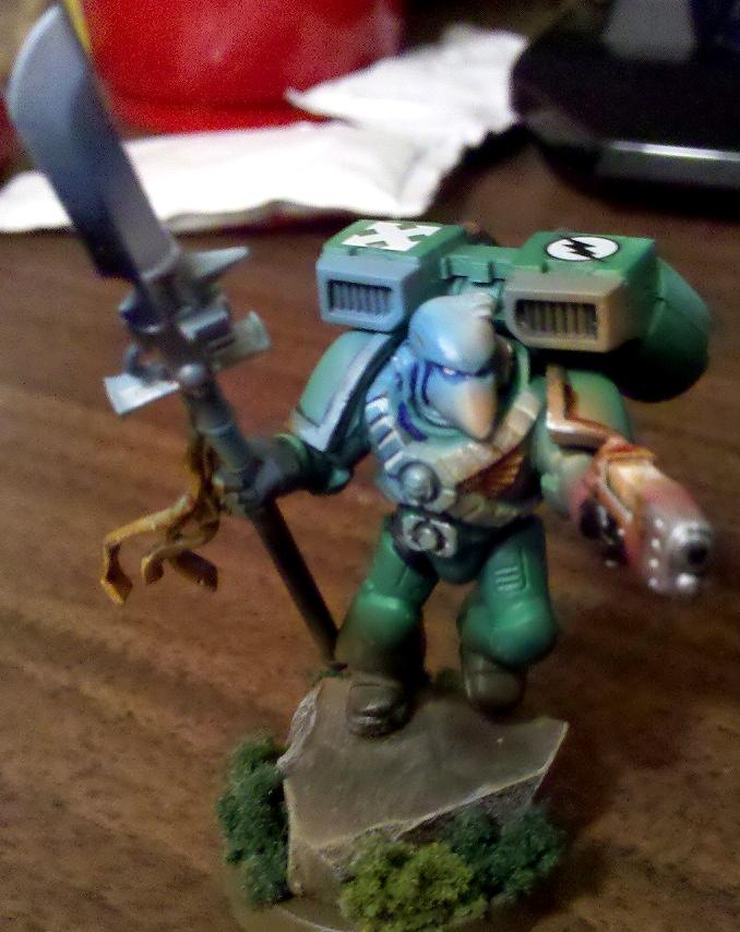 Aurora Chapter, Object Source Lighting, Plasma Pistol, Power Weapon, Sanguinary Guard, Space Marines