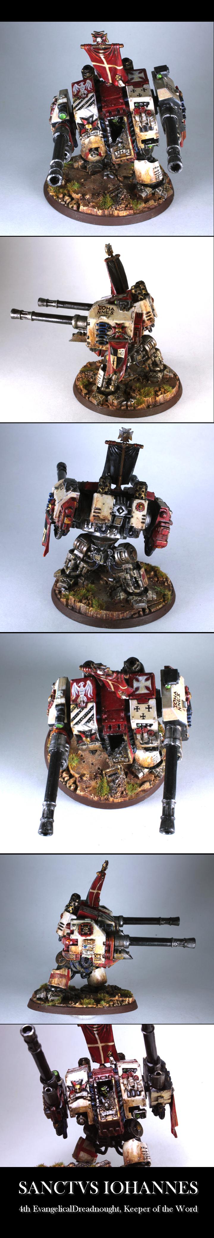 Black Templars, Conversion, Custom Chapter, Dreadnought, Freehand, Kitbash, Knights, Mortis, Rifleman, Space Marines, Templar