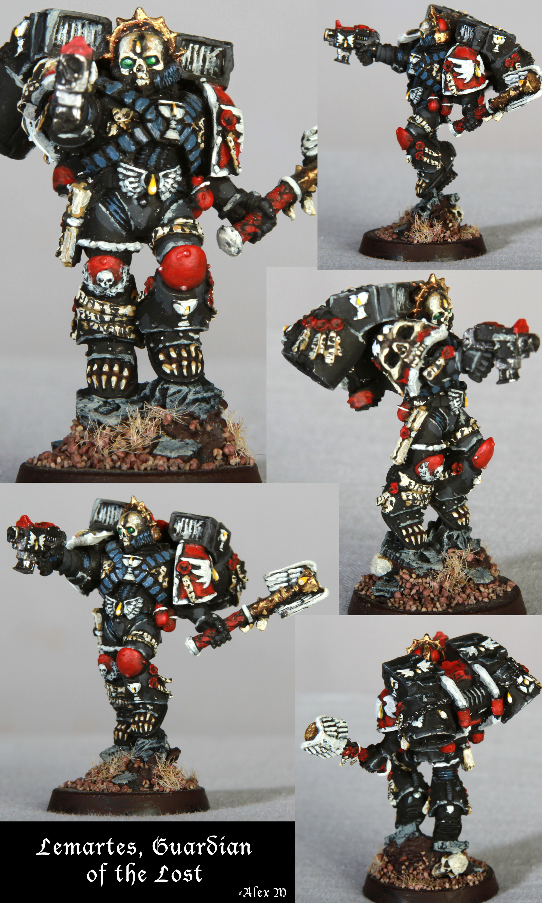 Blood Angels, Chaplain, Independent Character, Jetpack, Lemartes, Space Marines