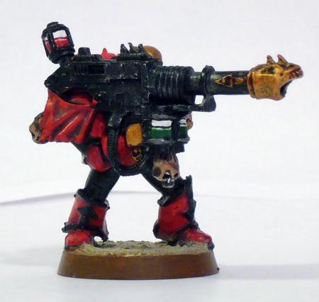 Chaos Space Marines, Havoc, Lascannon, Red Corsairs, Warhammer 40,000