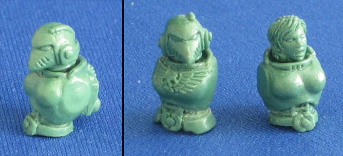 Female, Greenstuff, Sculpting, Space Marines
