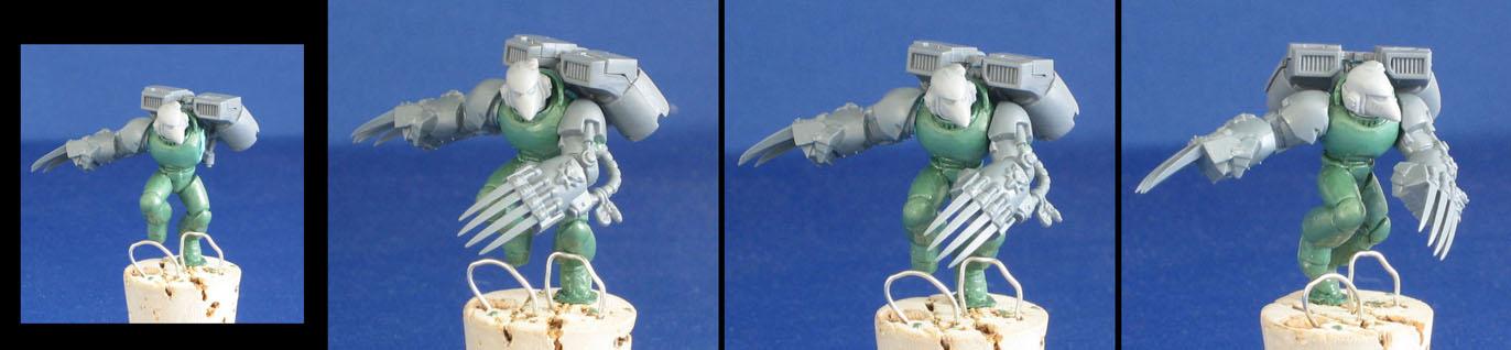 Assault Marines, Greenstuff, Space Marines