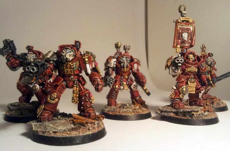 Red, Space Marines, Templars, White - Terminators - Gallery - DakkaDakka