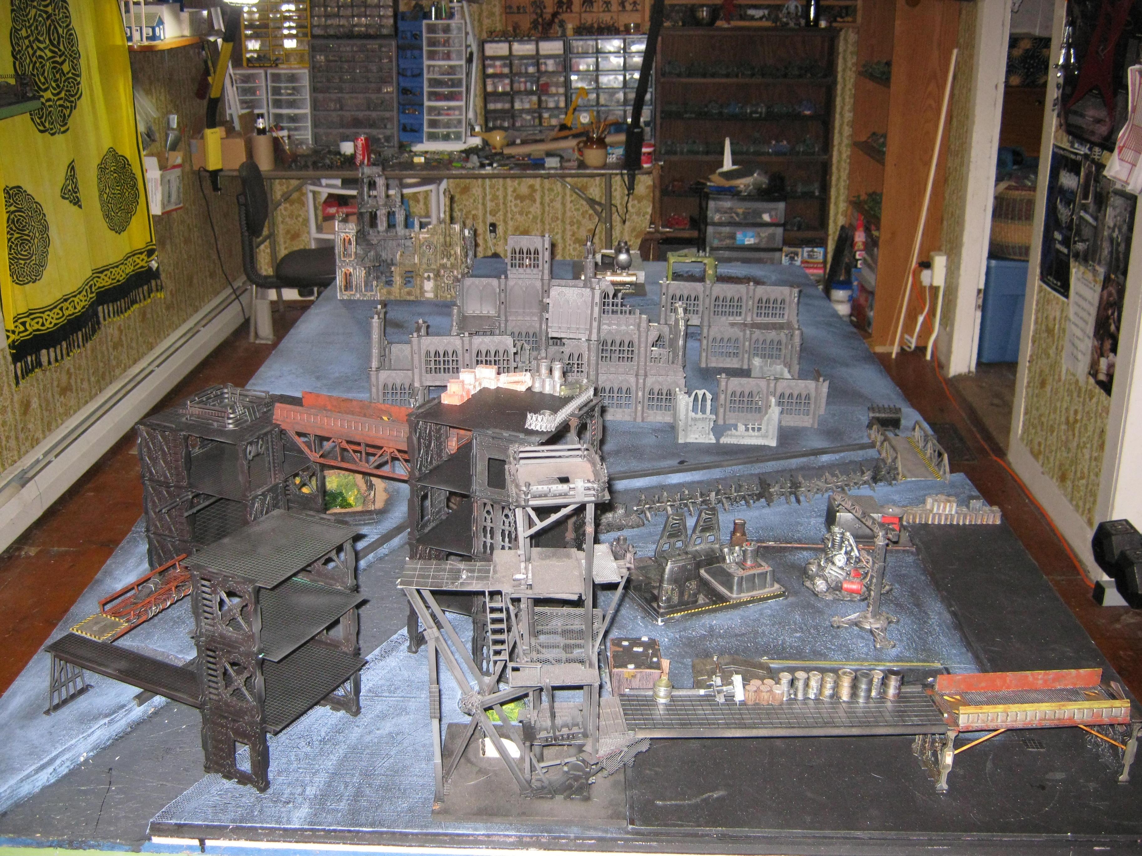 Necromunda, Plasticard, Scratch Build, Terrain, Warhammer 40,000