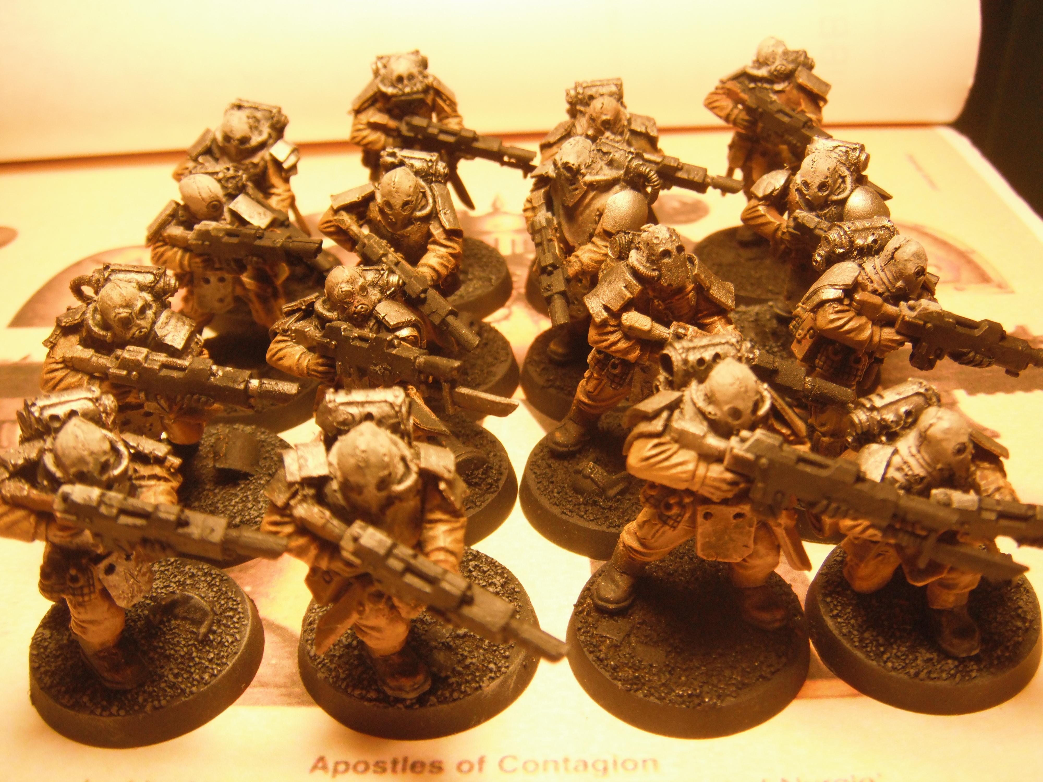 Apostles Of Contagion, Chaos, Chaos Guard, Conversion, Lost And The Damned, Servants Of Decay, Traitor Guard, Vraks Militia
