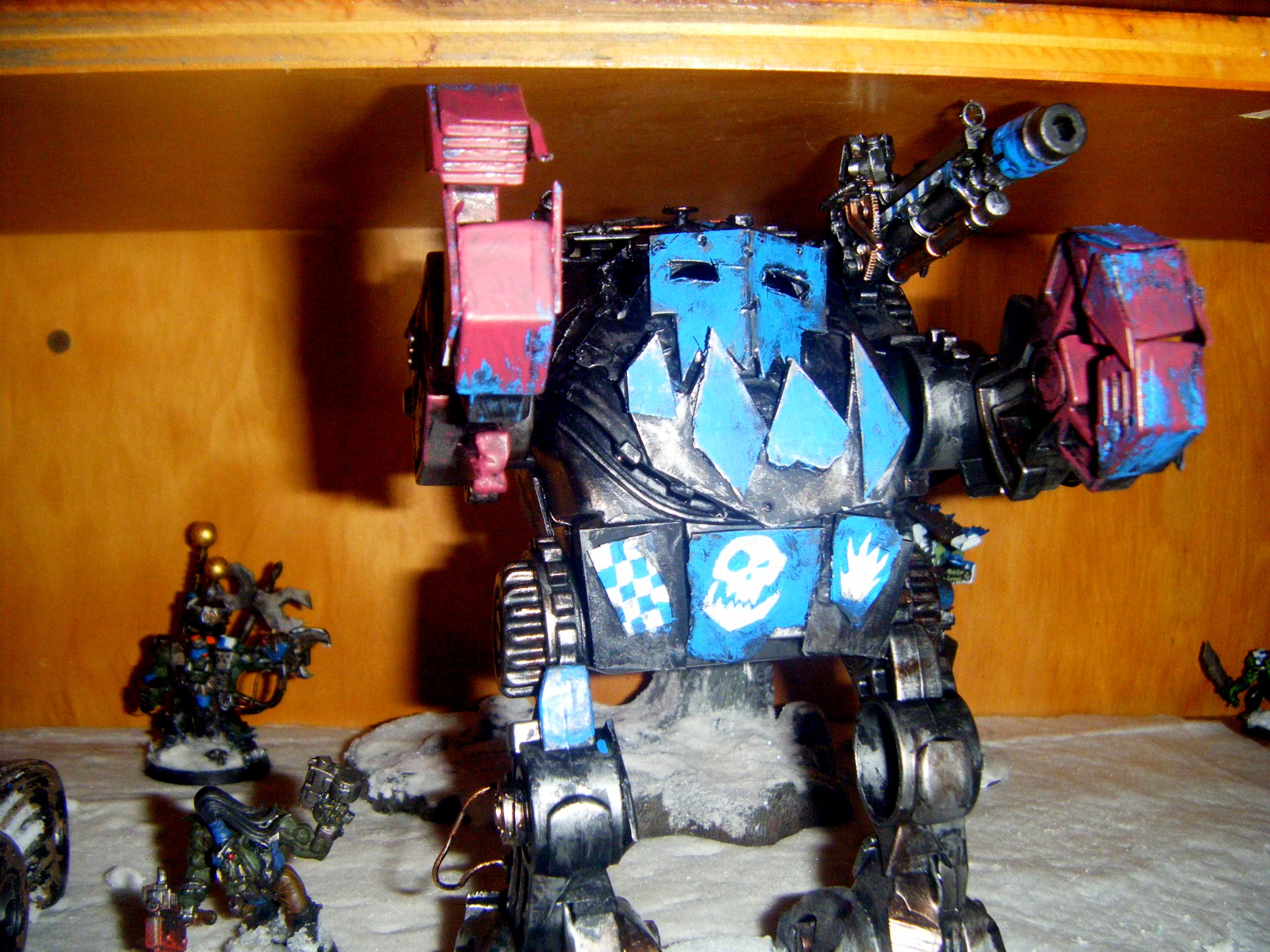 Conversion, Deathskulls, Deff Dread, Deffskulls, Green, Orks, Waaagh