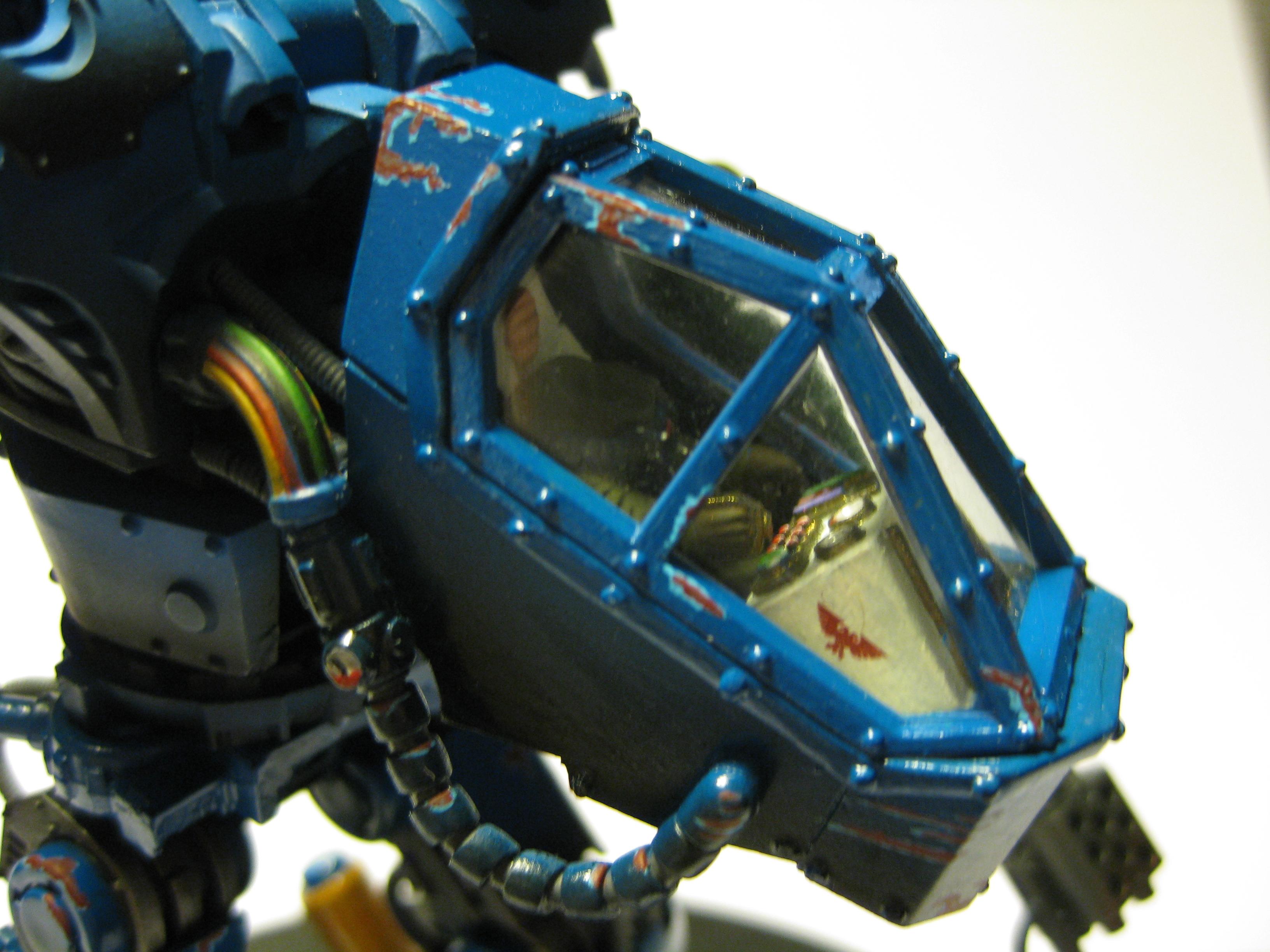 Adeptus Mechanicus, Airbrush, Blue, Chipping, Knights, Pip, Warhammer 40,000