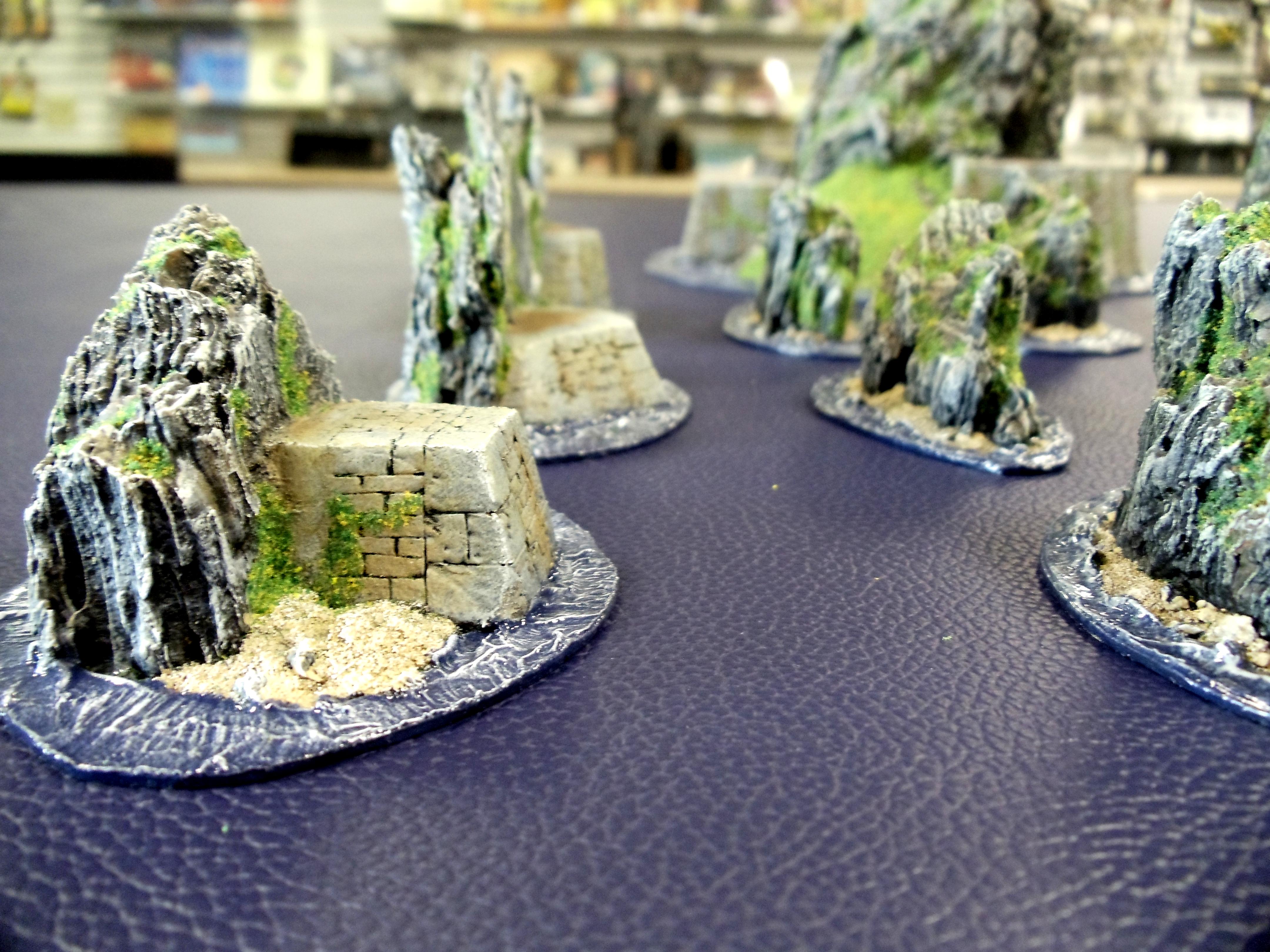 Boat, Harbor, Island, Maelstrom, Pillar, Spartan, Uncharted Seas, Wave