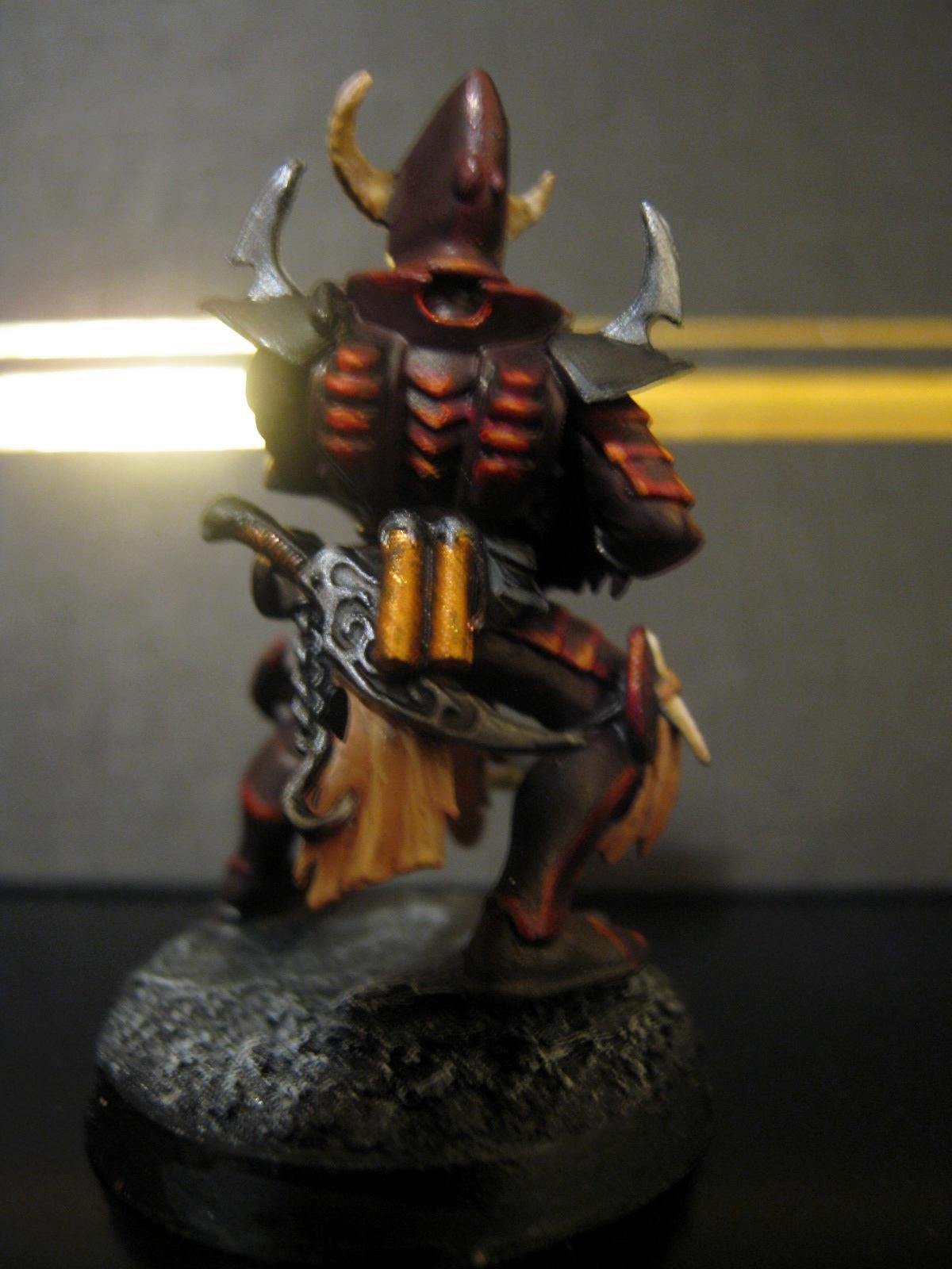 Dark, Eldar, Red, Kabalite Warrior Back