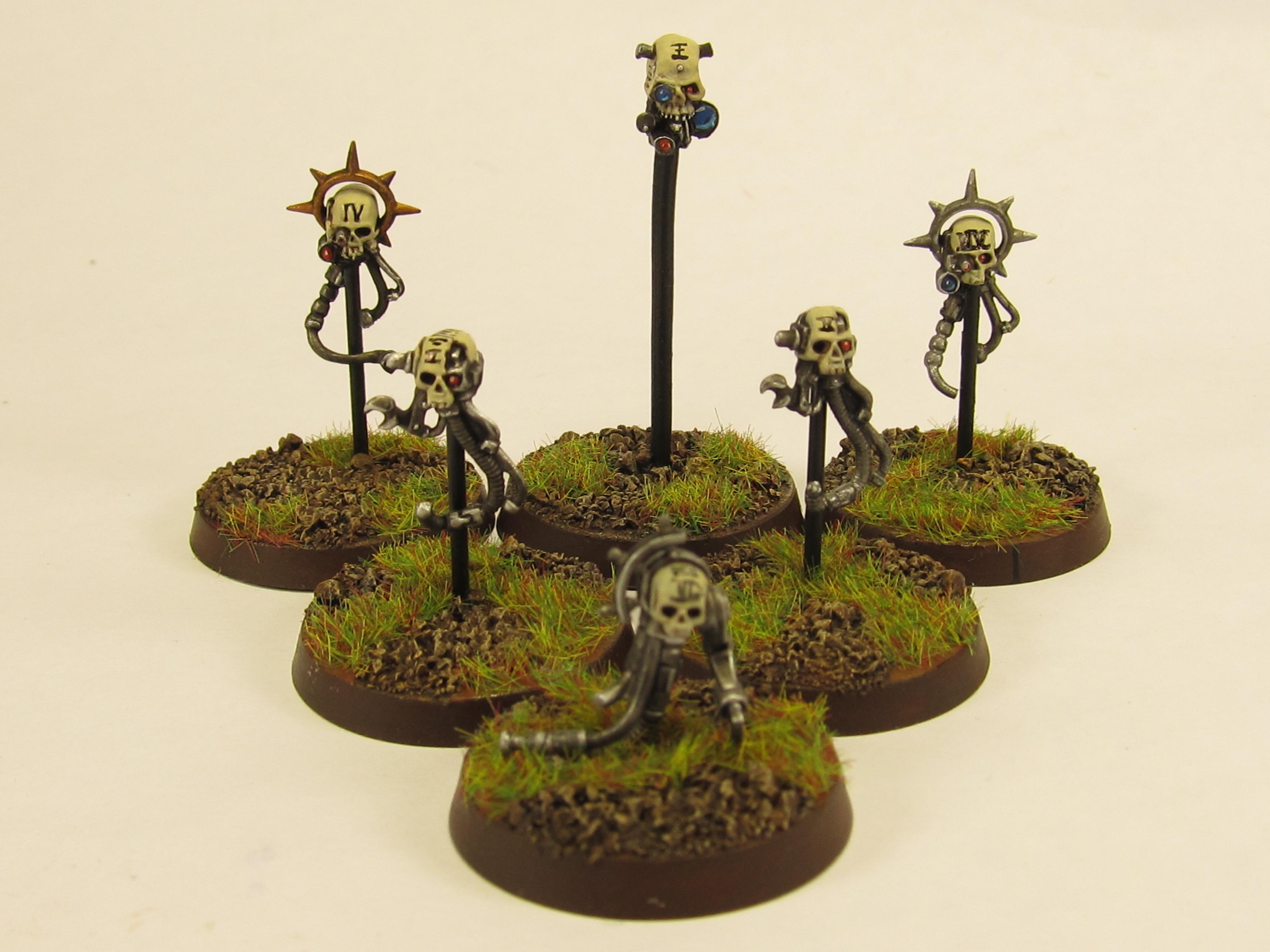 Servo Skulls Front