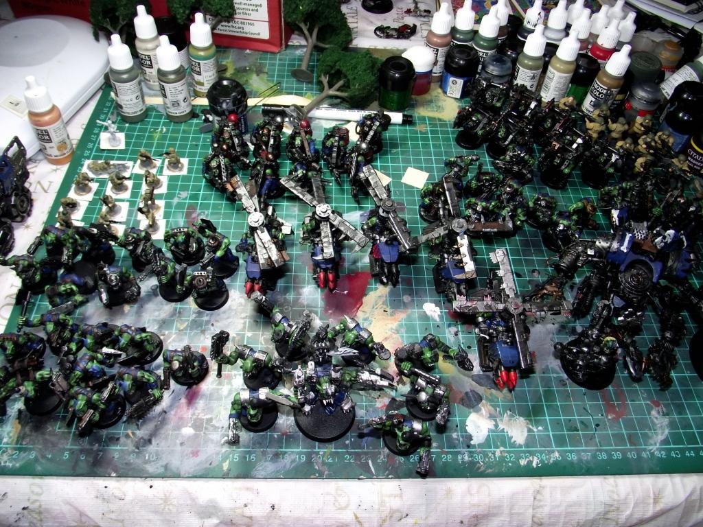Orks, Ork army whole shot