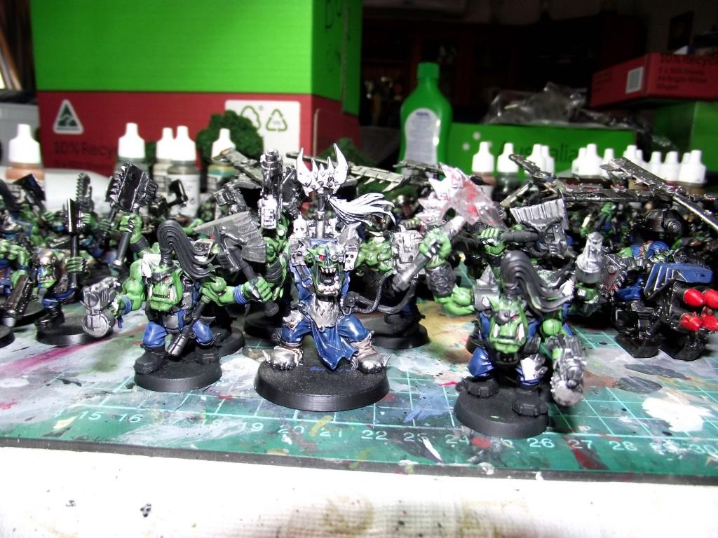 Orks, Ork war boss retinue