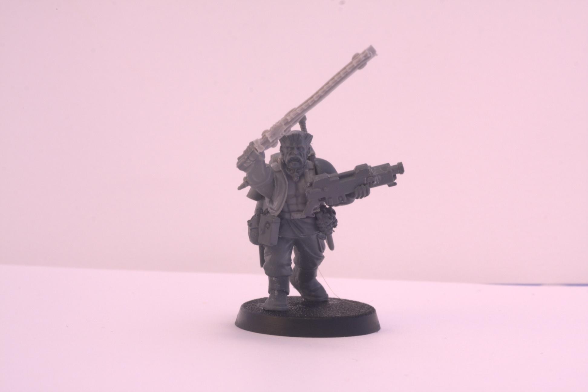 Badass, Chainsword, Company Commander, Imperial Guard