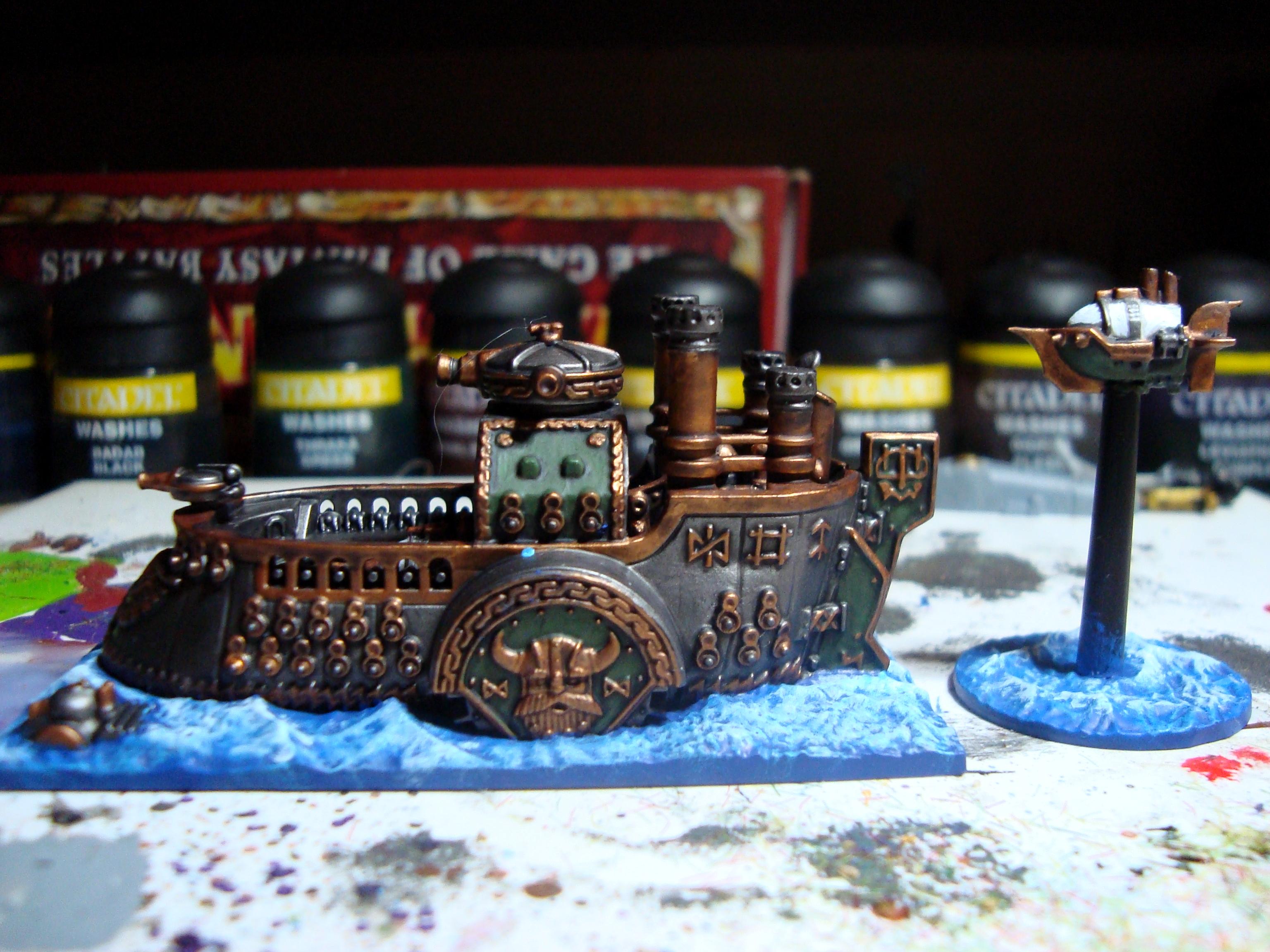 Dwarves, Ship, Grimnirs Thunder and Dirgible