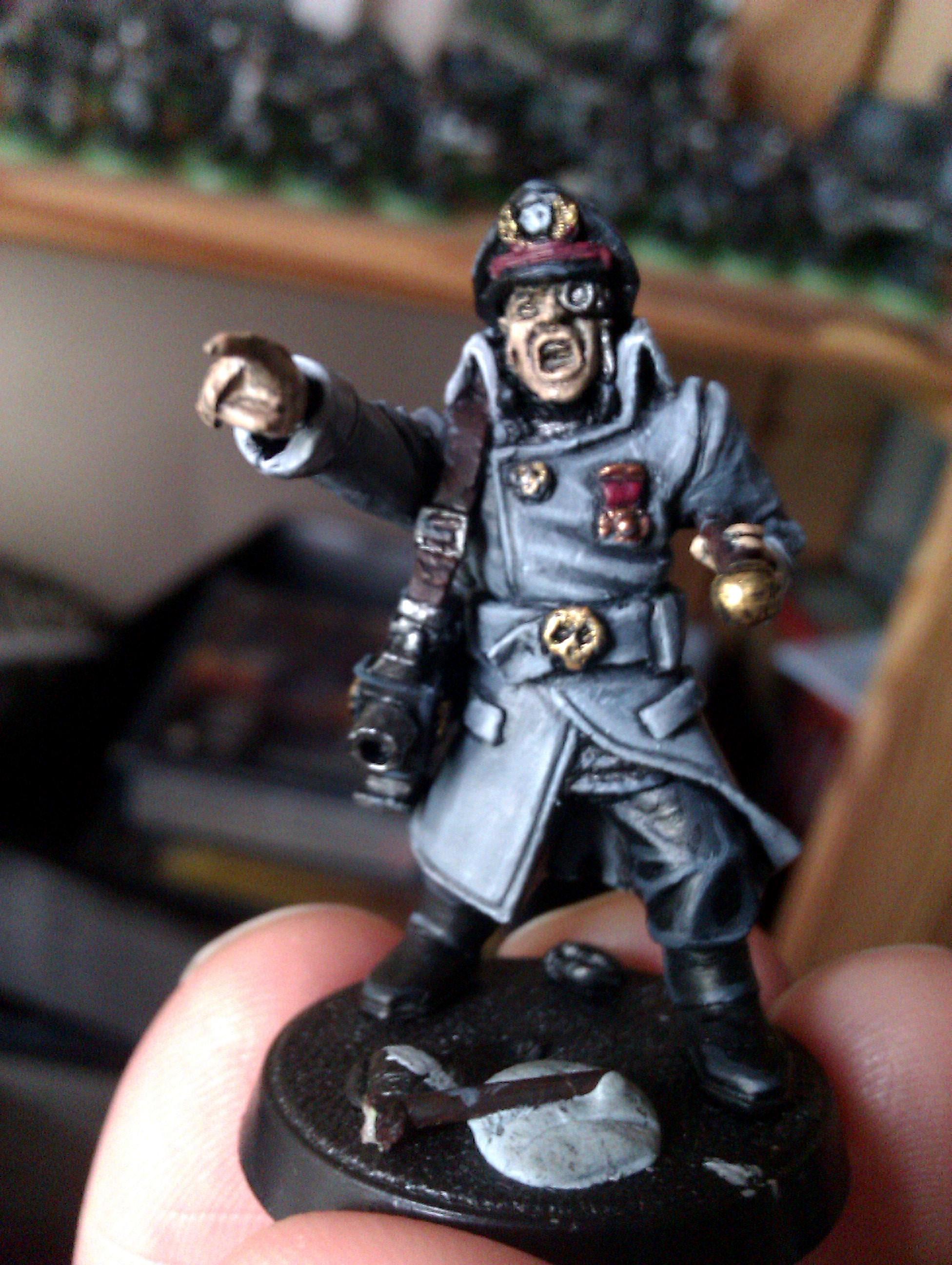 Commissar, Conversion, Imperial Guard, Work In Progress