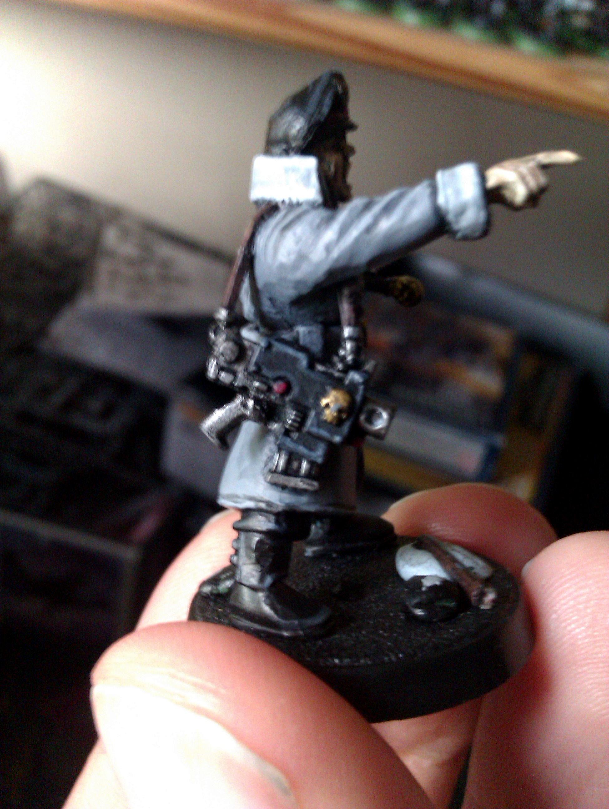 Commissar, Conversion, Imperial Guard, Work In Progress