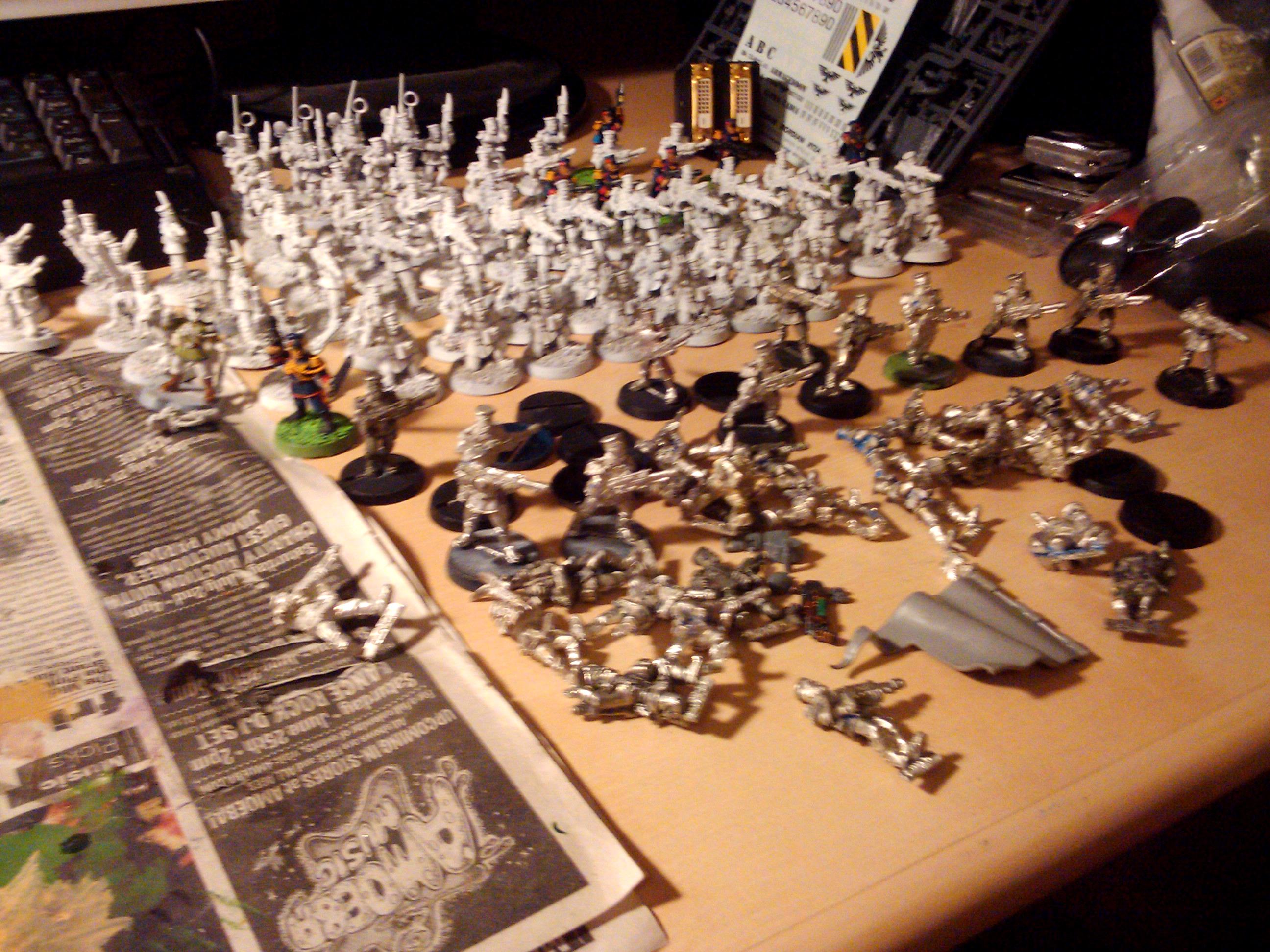 Conversion, Imperial Guard, Mordian Iron Guard, Paint Scheme, Warhammer 40,000