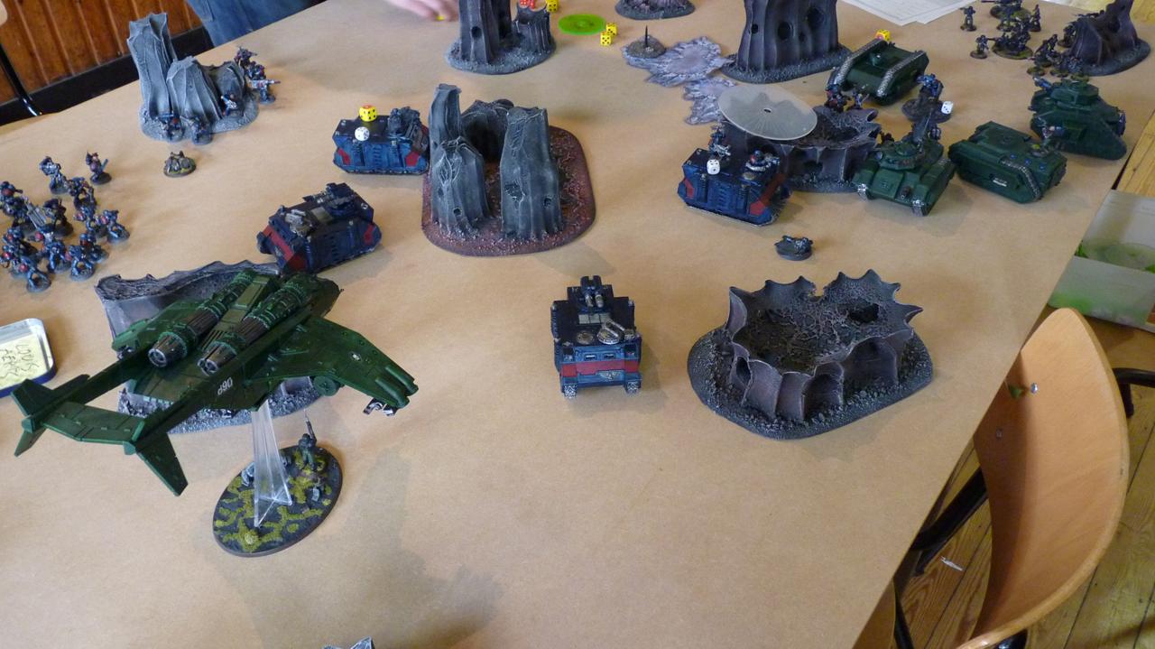 Battle 1, Battle Report, Insurrection 2011, Warhammer 40,000