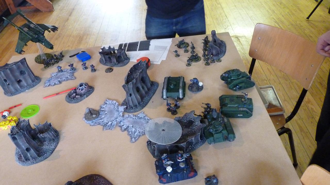 Battle 1, Battle Report, Insurrection 2011, Warhammer 40,000