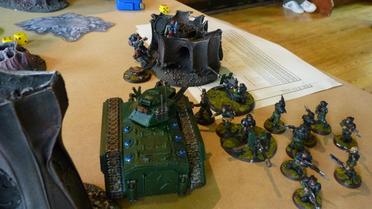 Battle 1, Battle Report, Insurrection 2011, Warhammer 40,000