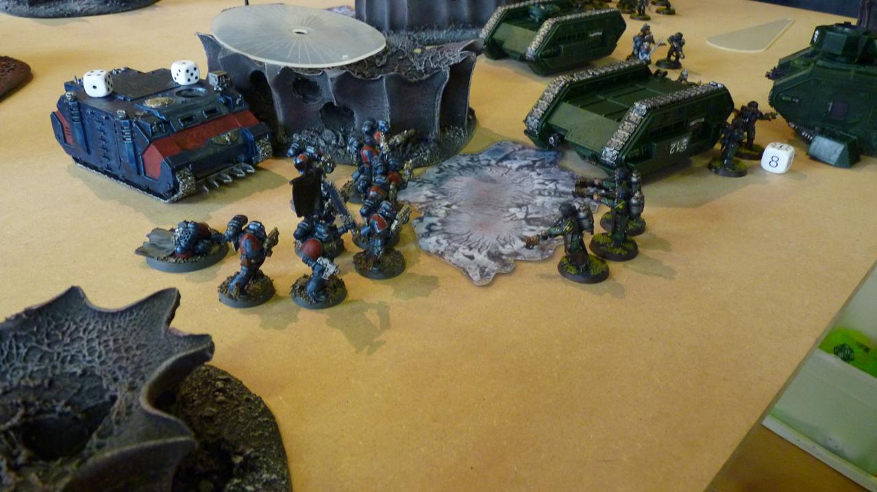 Battle 1, Battle Report, Insurrection 2011, Warhammer 40,000