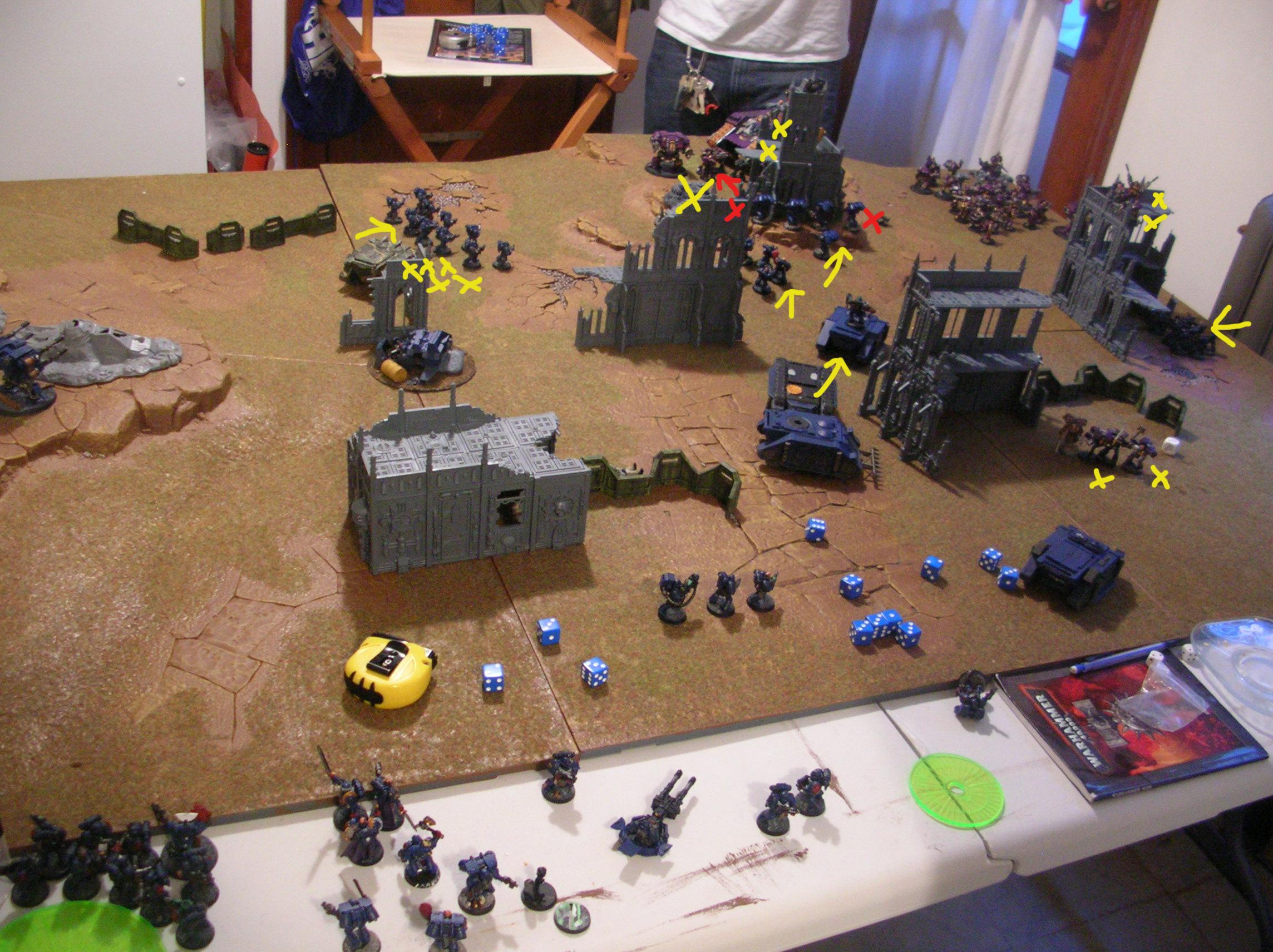 Battle Report, Crimson, Crimson Fists, Fists, Space Marines