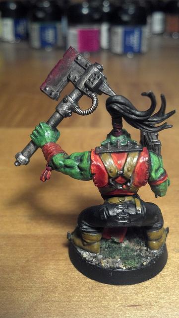 Back View of Ork Boy