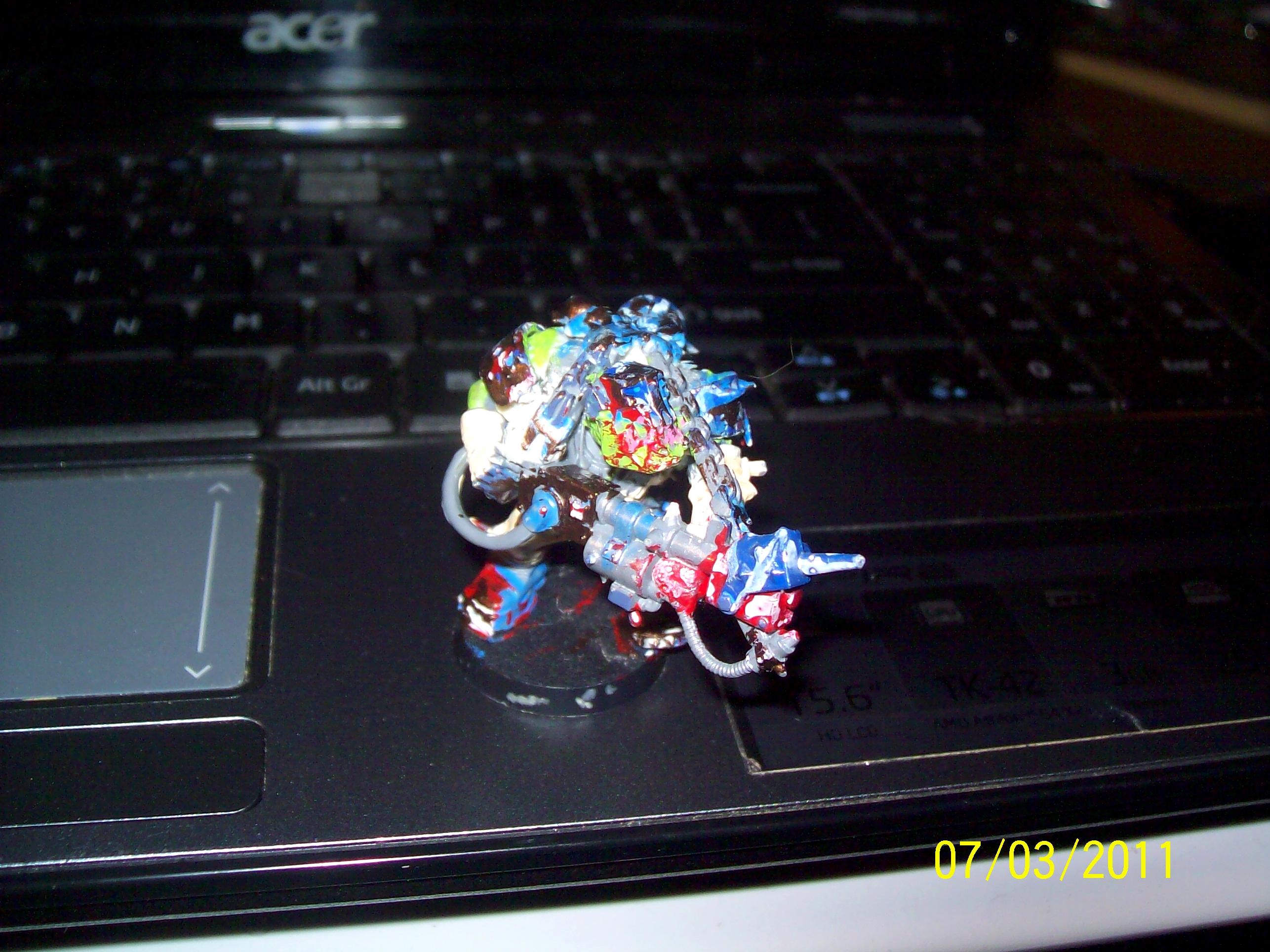 Burny, Mekboy, Nidzilla, Oomans, Orks, Space, Space Marines