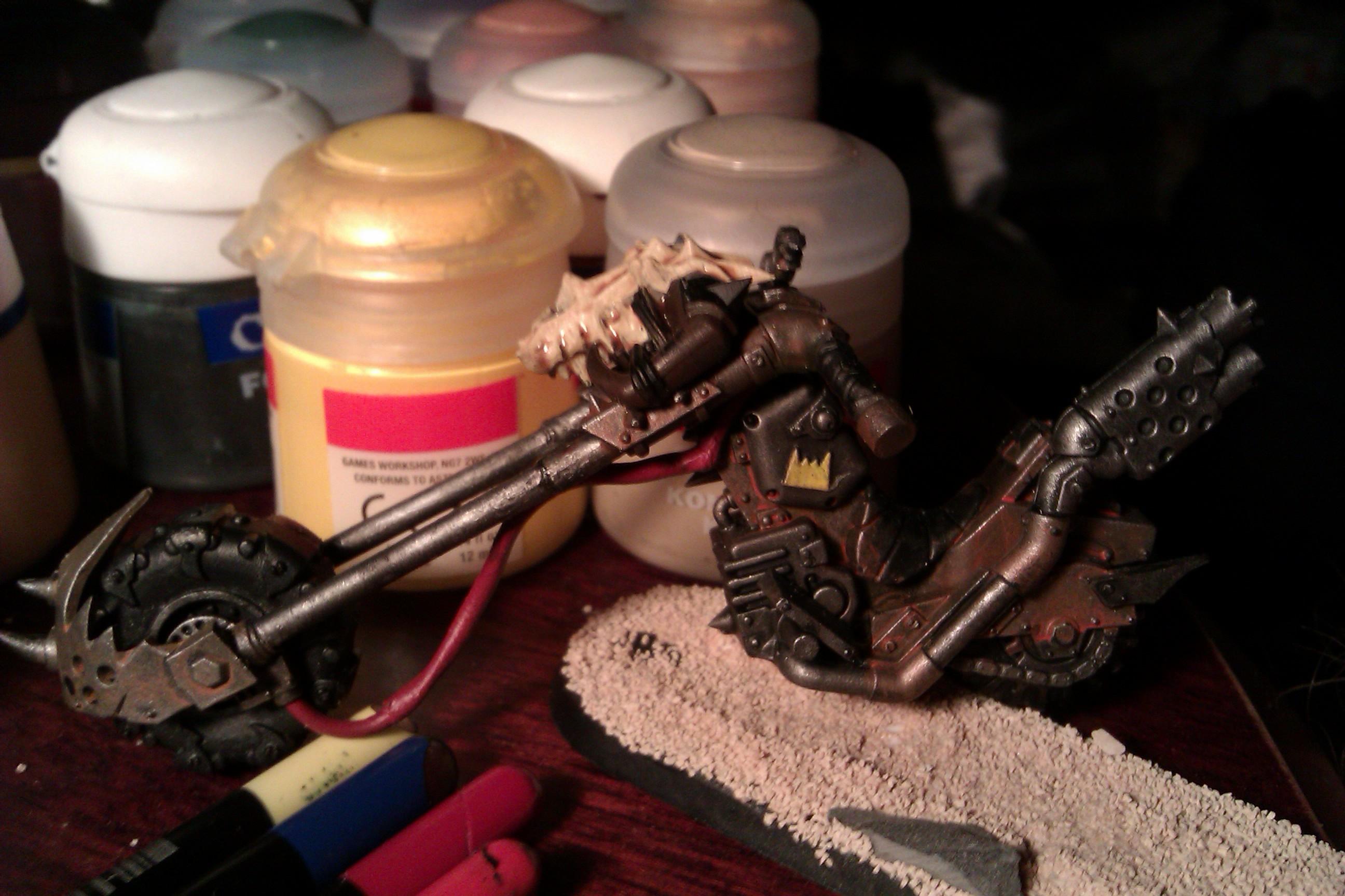 Bike, Nob, Orks, Rust, Vehicle, Warhammer 40,000