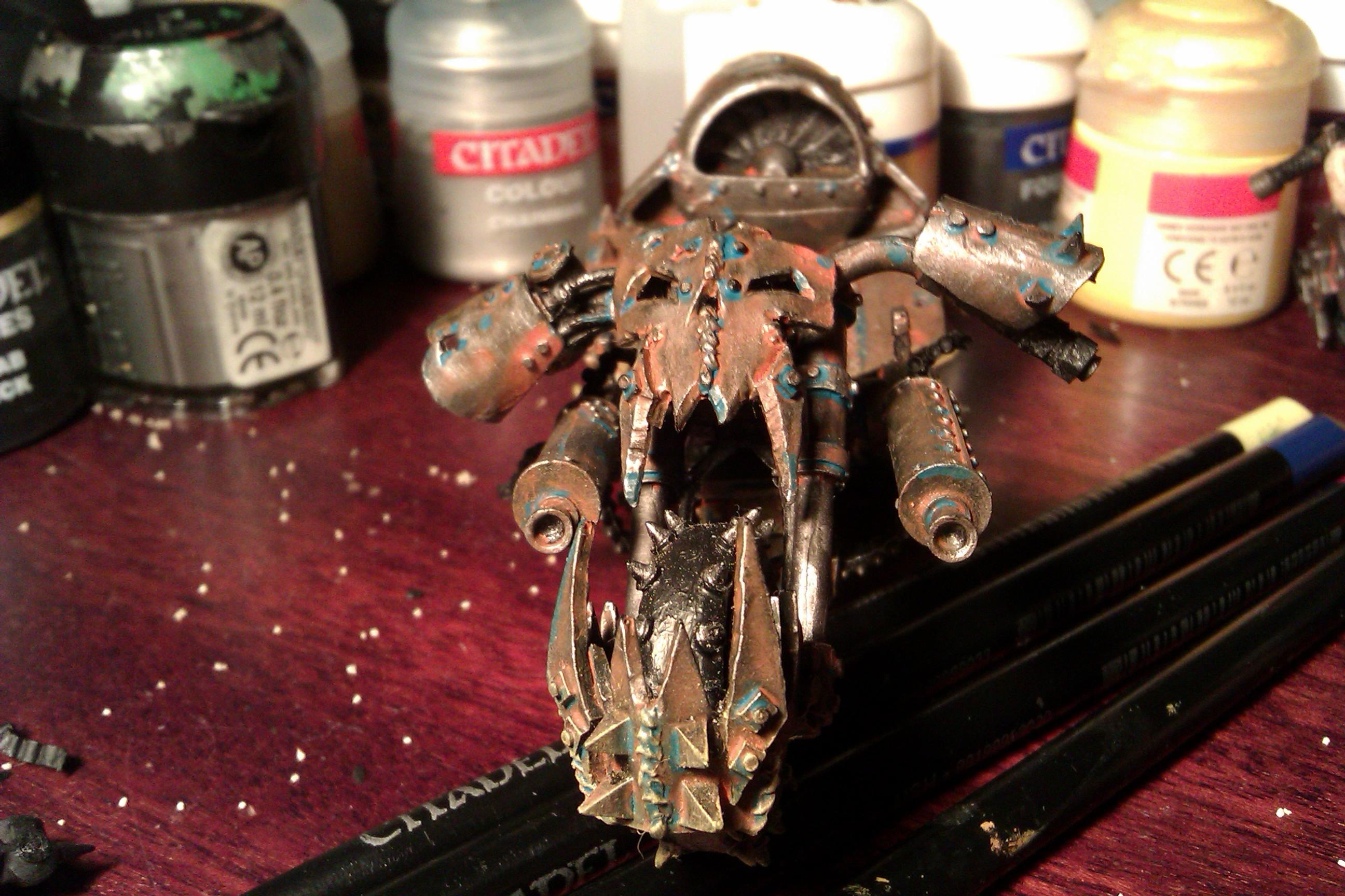 Bike, Nob, Orks, Rust, Vehicle, Warhammer 40,000