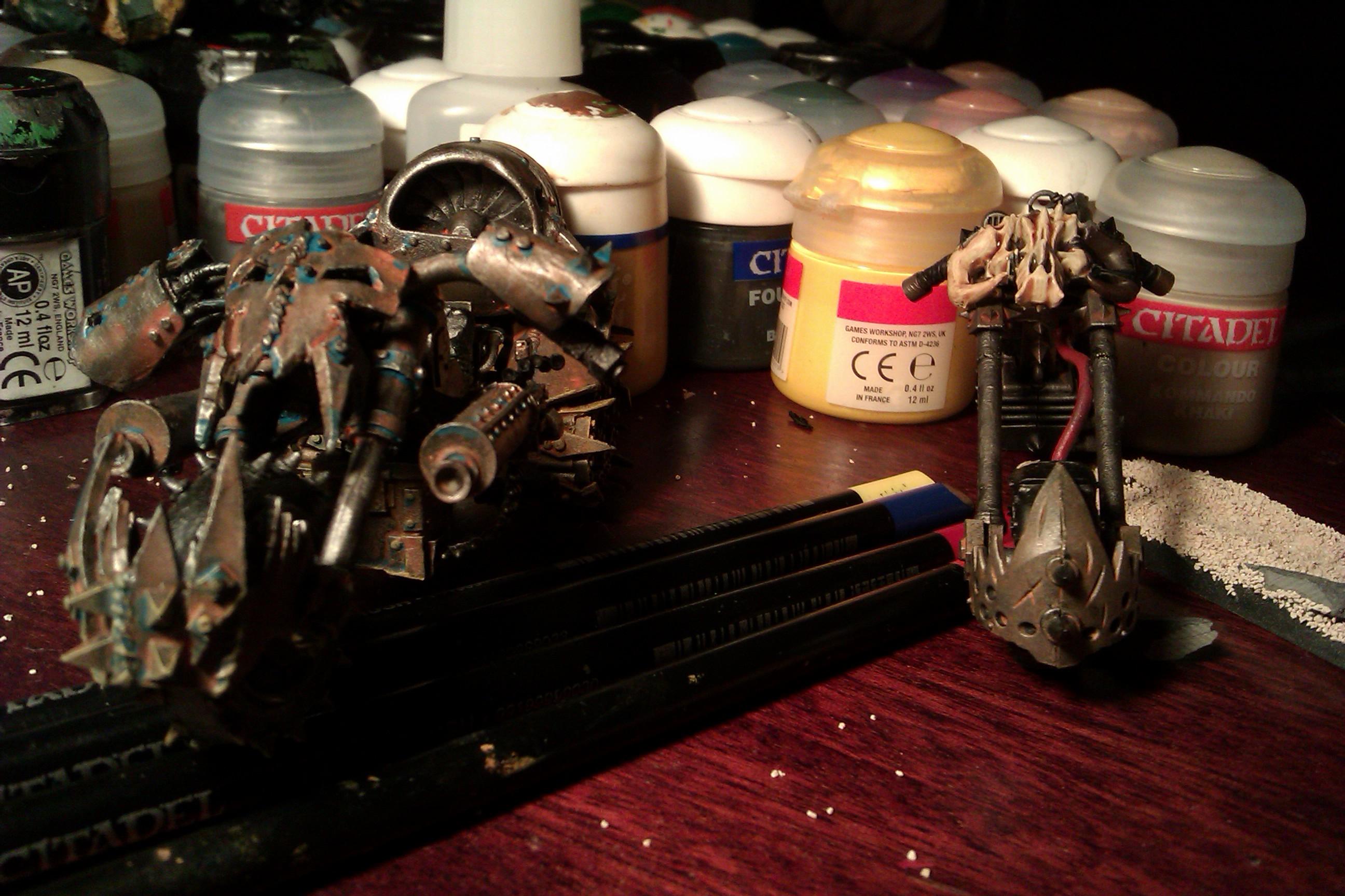 Bike, Nob, Orks, Rust, Vehicle, Warhammer 40,000