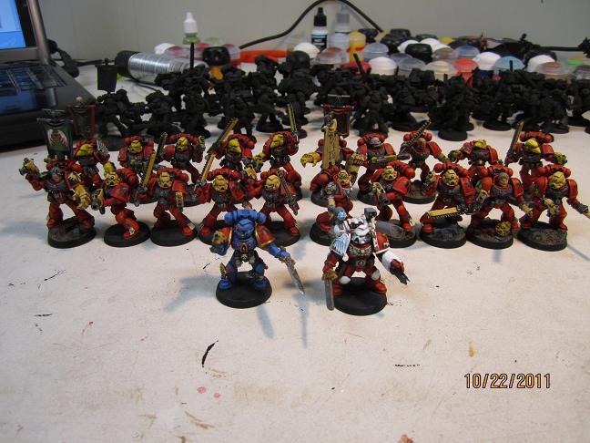 Blood Angels, Space Marines, Tactical Squad, Warhammer 40,000