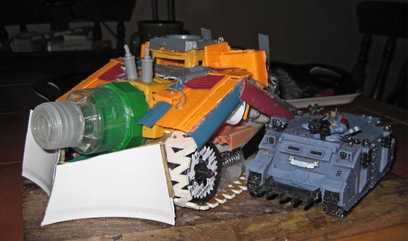 Forge World, Killbursta, Killtank, Orks, Scratch Build, Super-heavy, Warhammer 40,000, Warhammer Fantasy