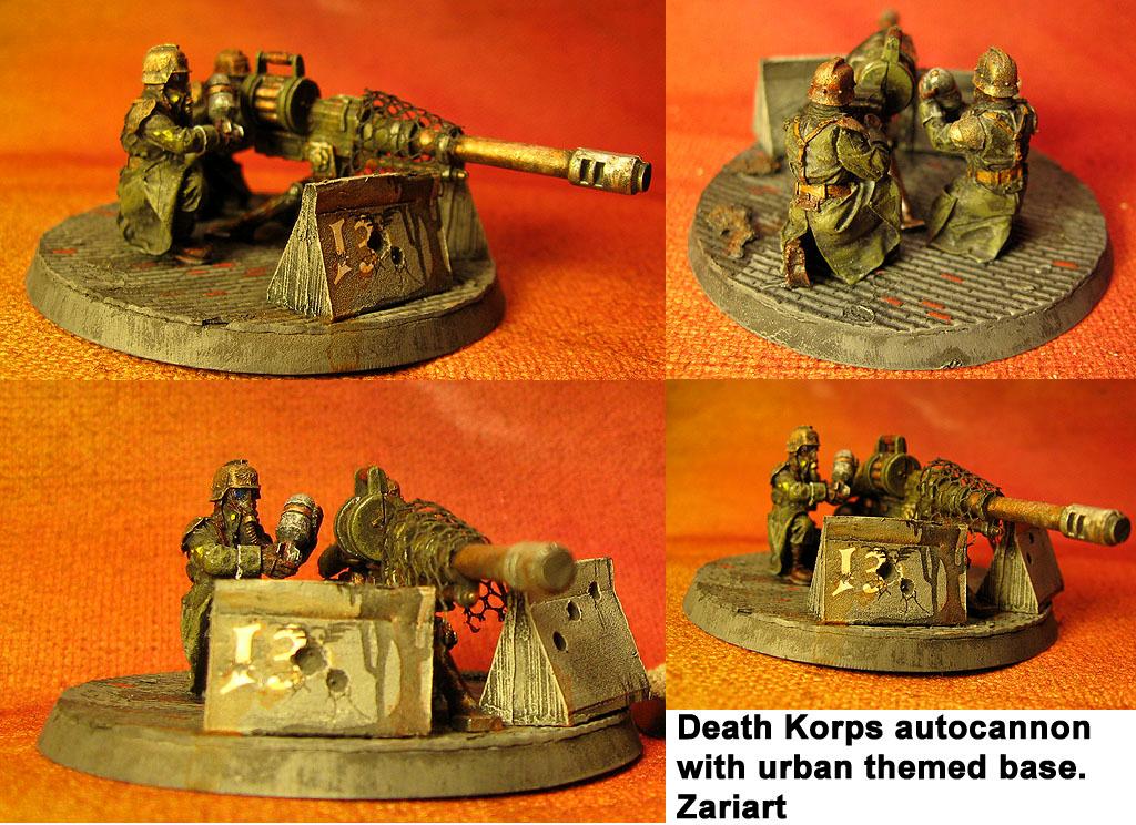 Autocannon, Death Korps of Krieg, Forge World, Heavy Gunner, Heavy Weapons Team, Urban, Ww1