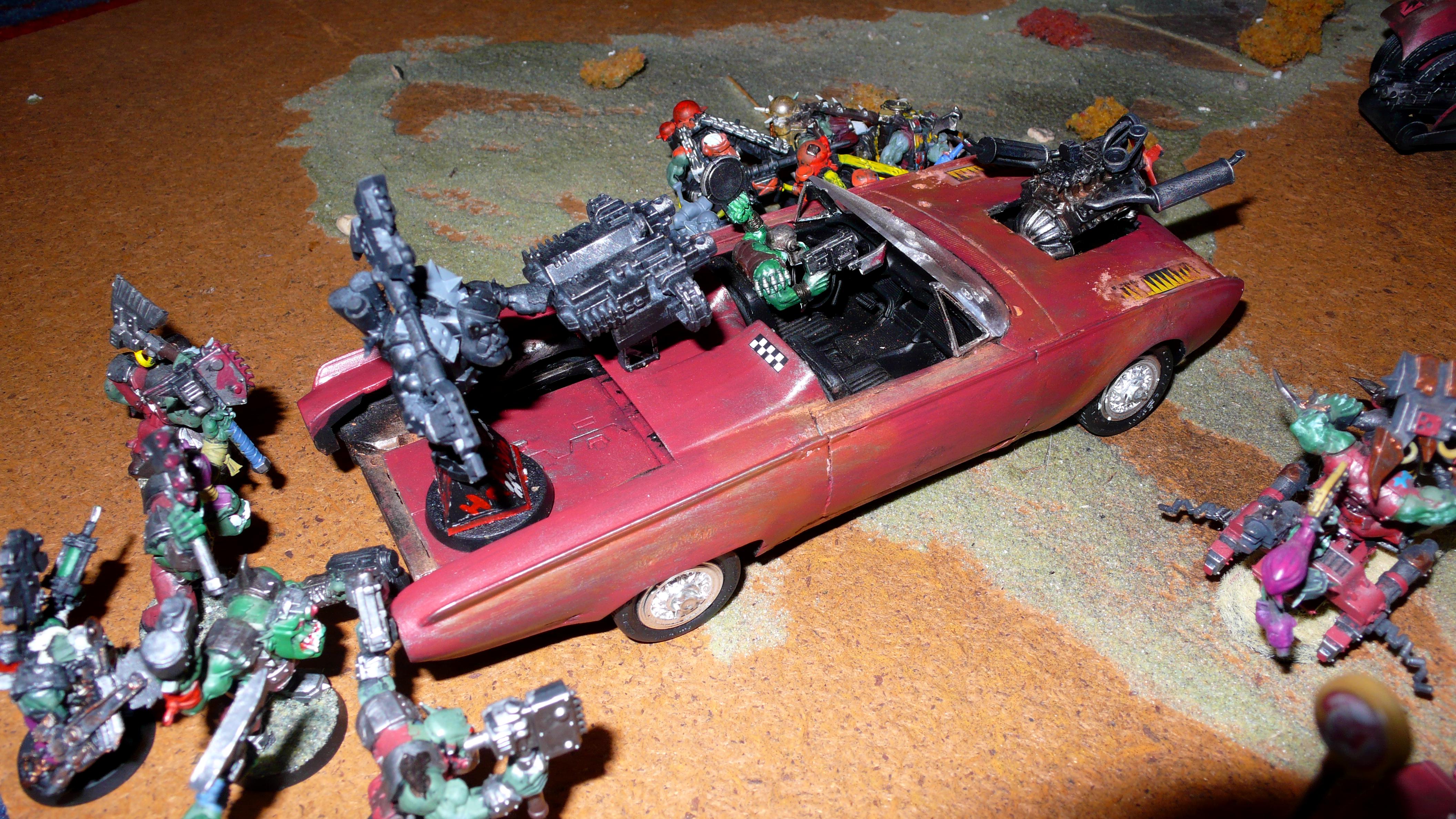 Grots, Nob, Orks, Tank, Trukk