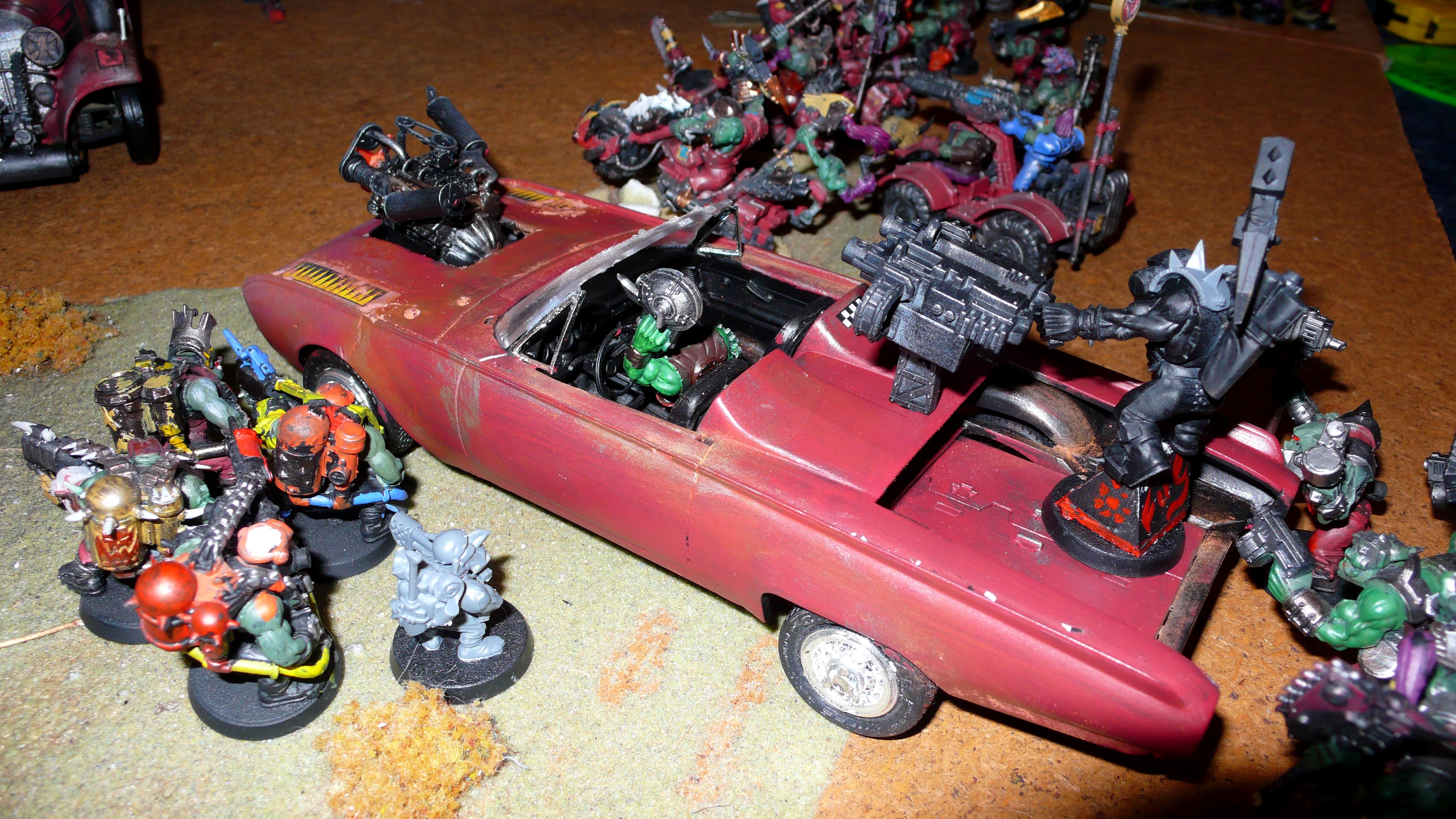 Grots, Nob, Orks, Tank, Trukk