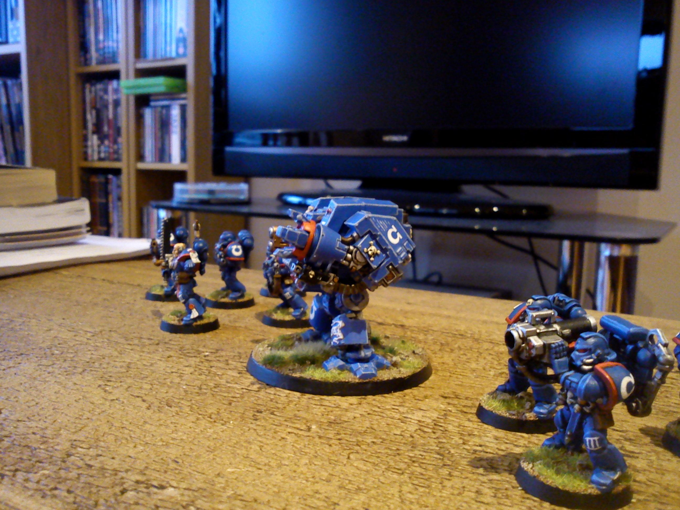 Army, Dreadnought, Space Marines, Ultramarines, Warhammer 40,000