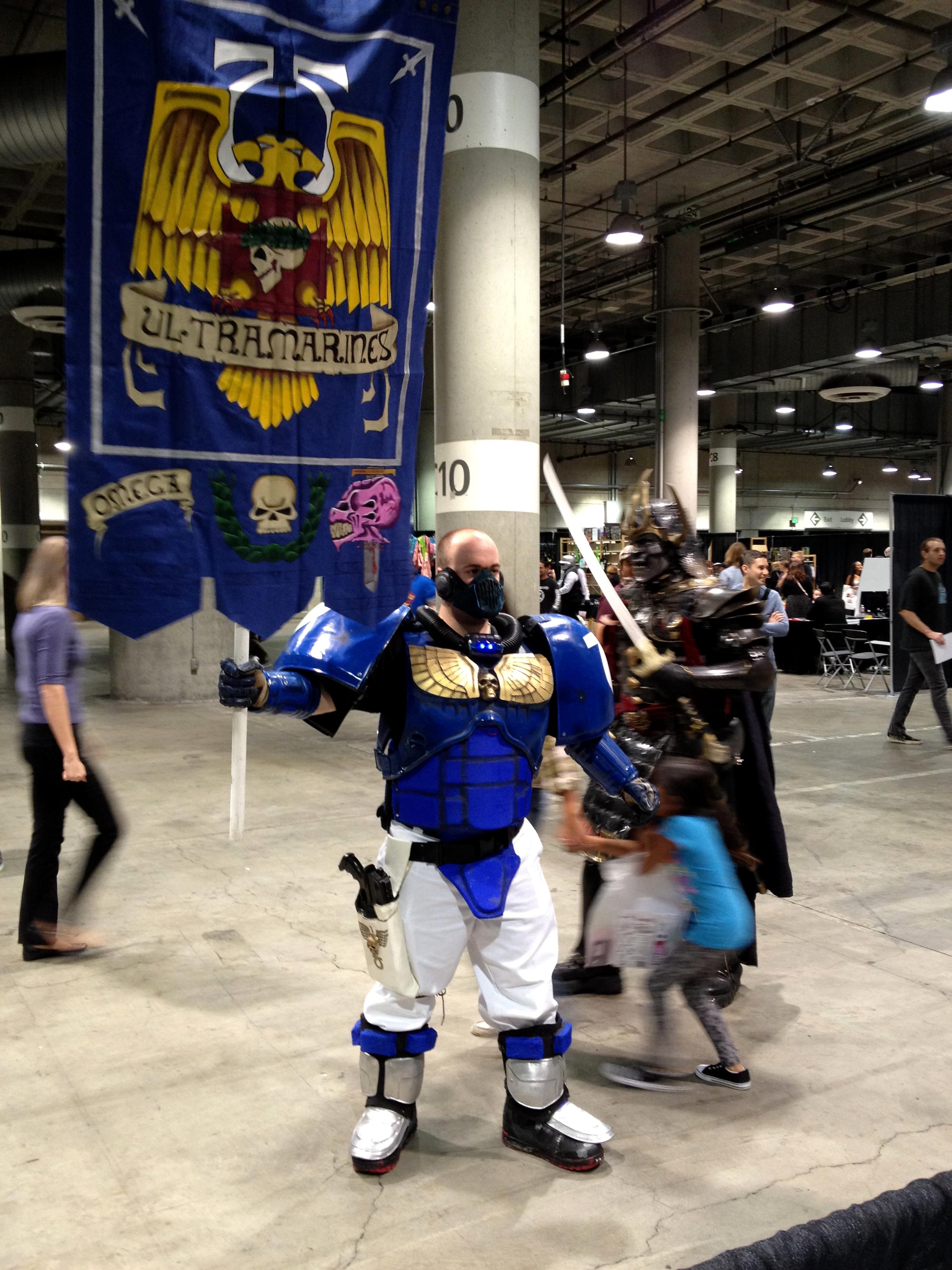 Banner, Cosplay, Costume, Scouts, Space Marines, Ultramarines