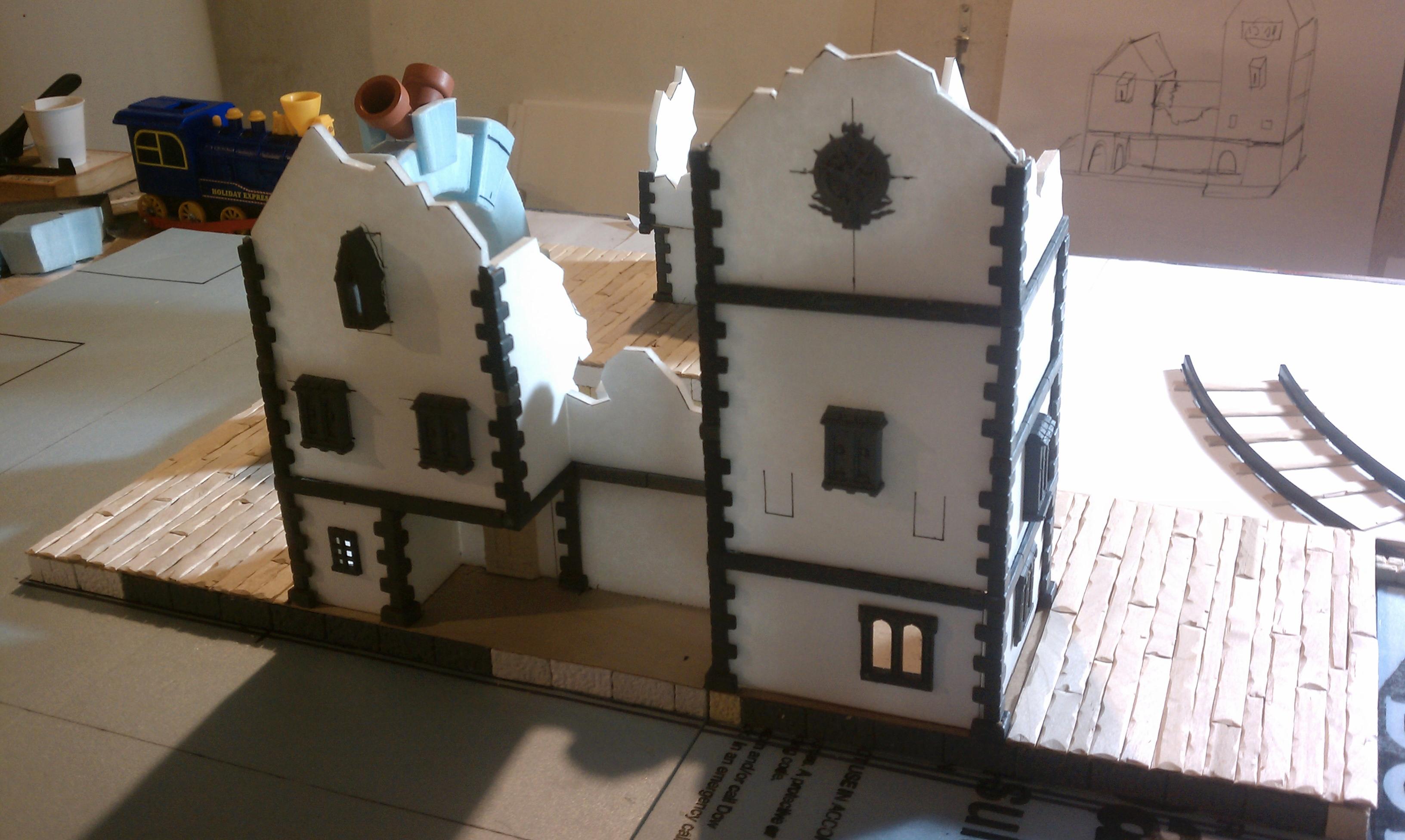 Malifaux Victorian City WIP 108