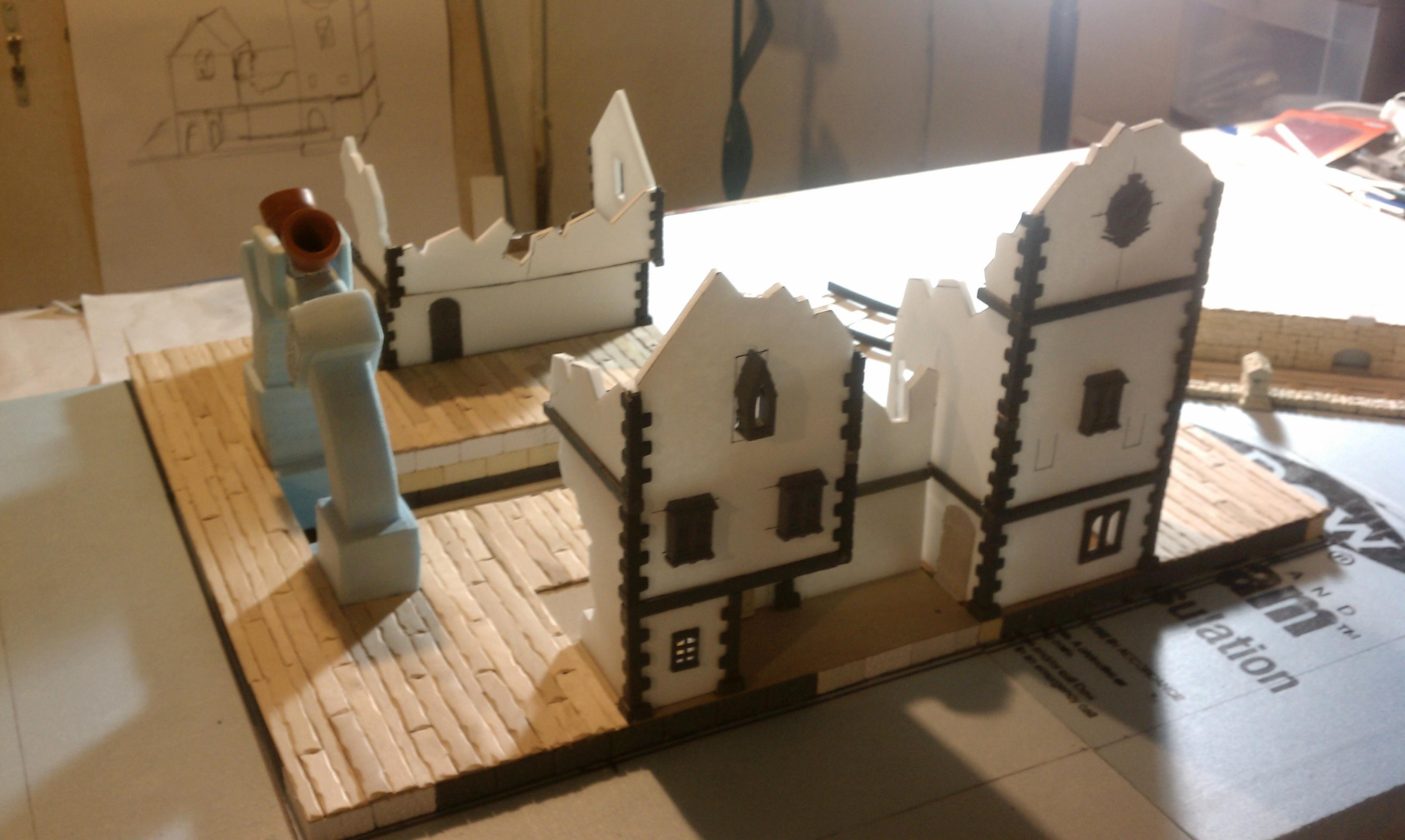 Malifaux Victorian City WIP 109