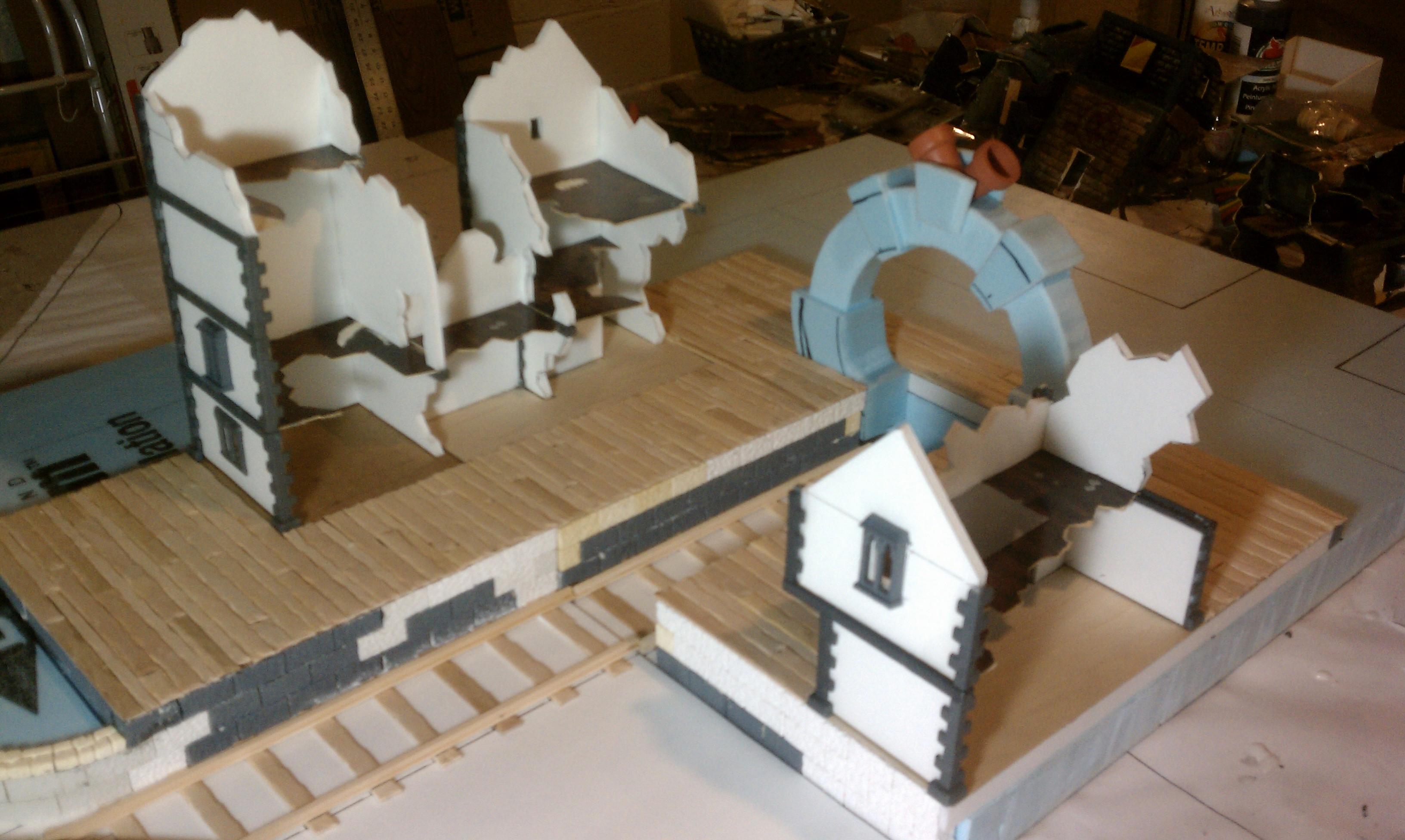 Malifaux Victorian City WIP 112